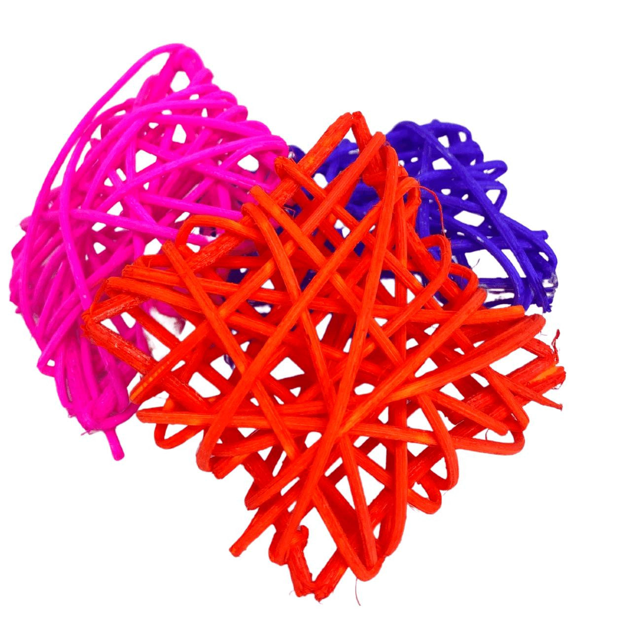 2272 Pk3 Colored Vine Squares - Bonka Bird Toys