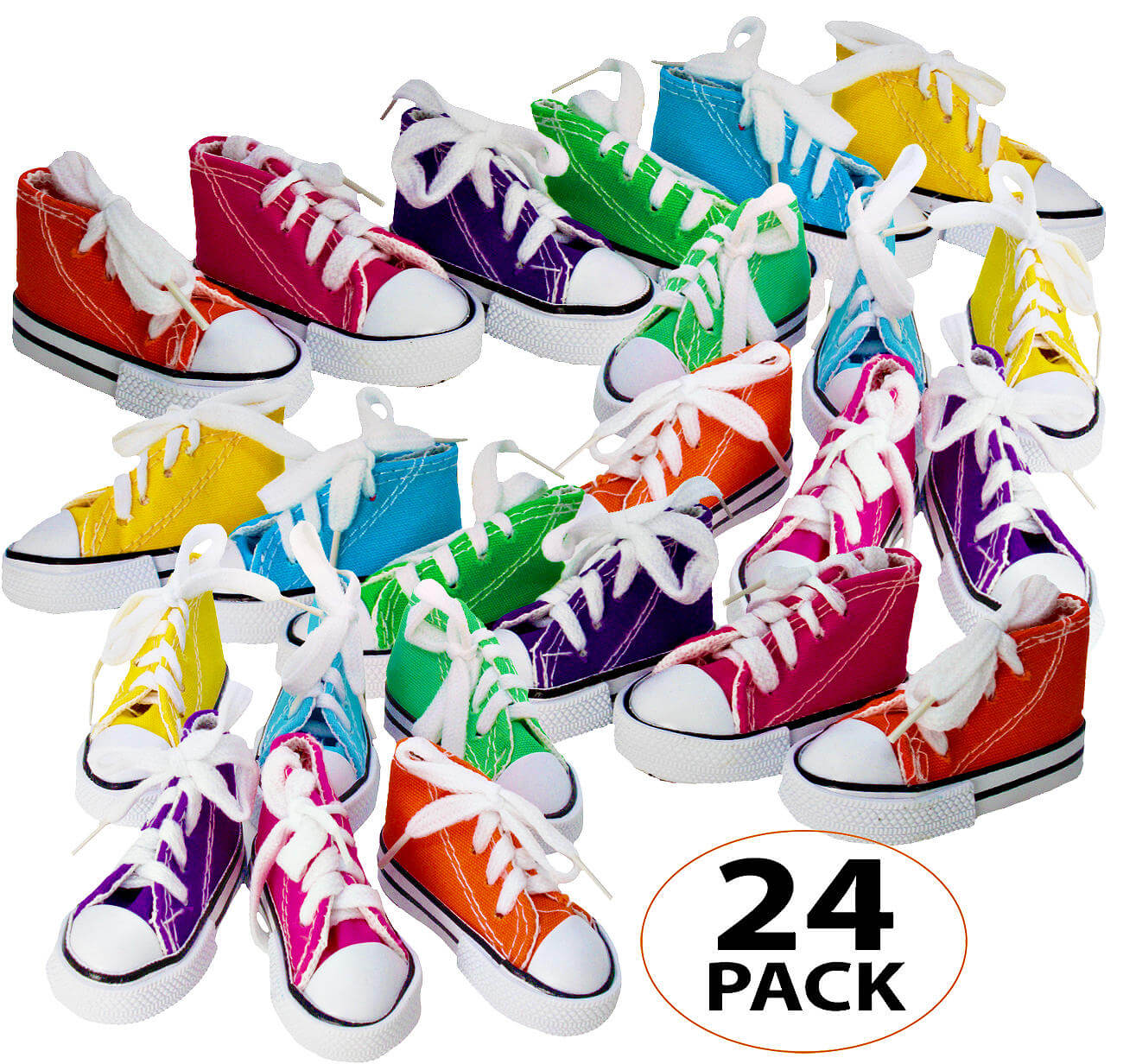 2-4-6-12-24 Mini Sneaker Shoe Foot Talon Toys - Bonka Bird Toys