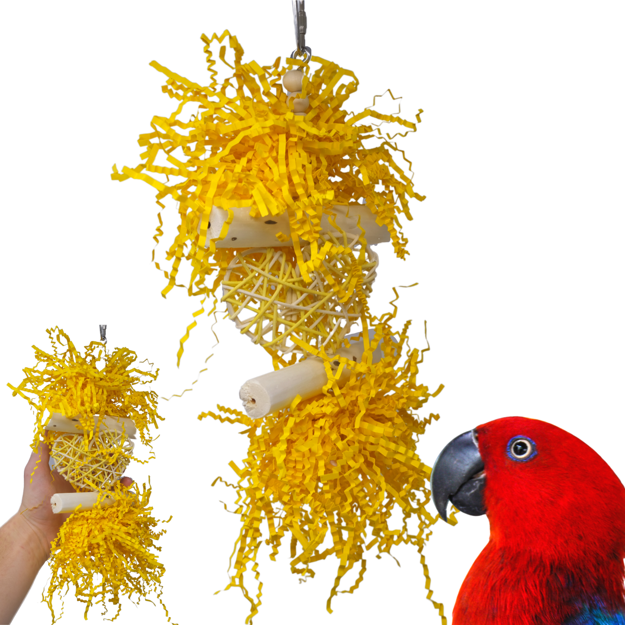 3885 Heart Log - Bonka Bird Toys