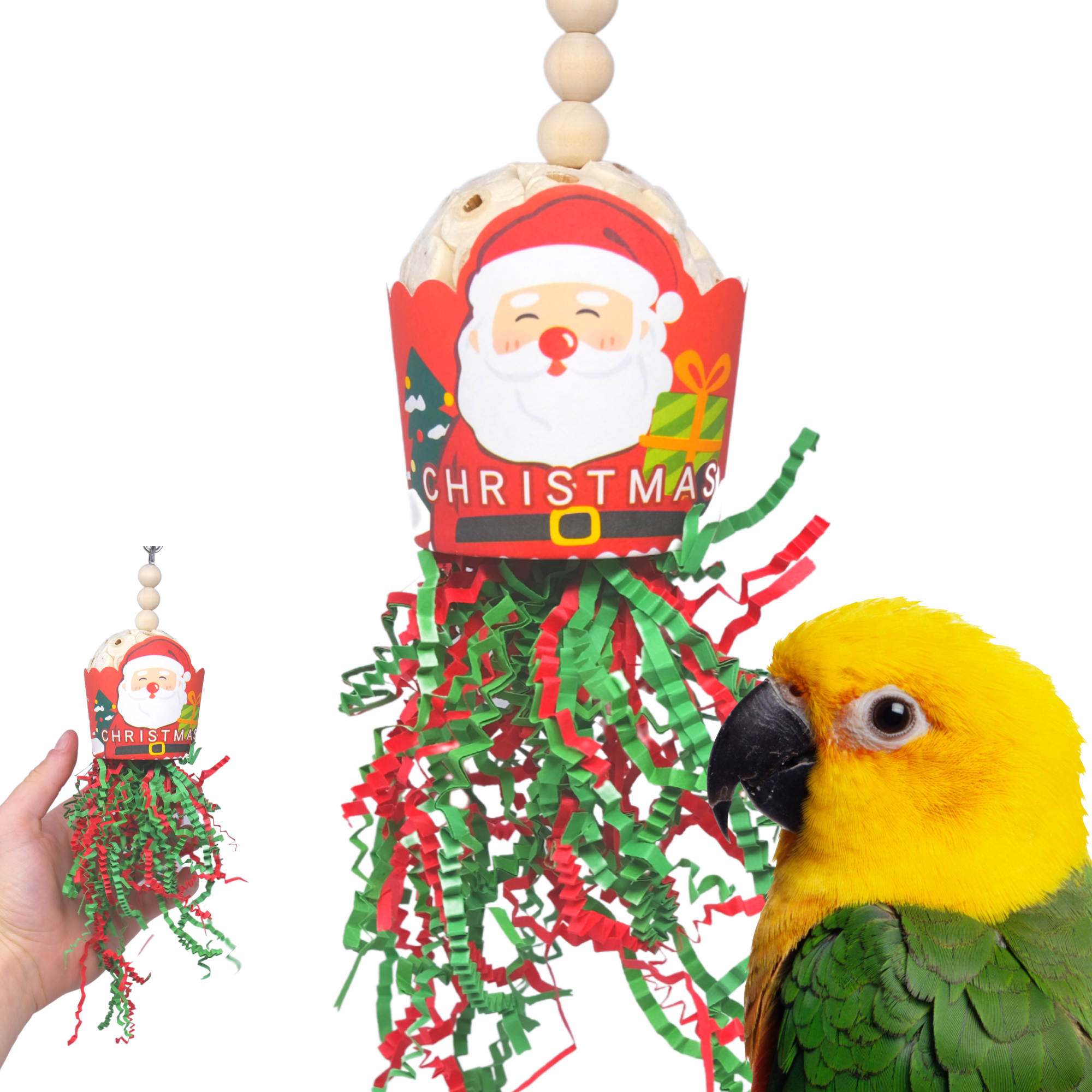 2438 Santa Sola Cup Christmas - Bonka Bird Toys