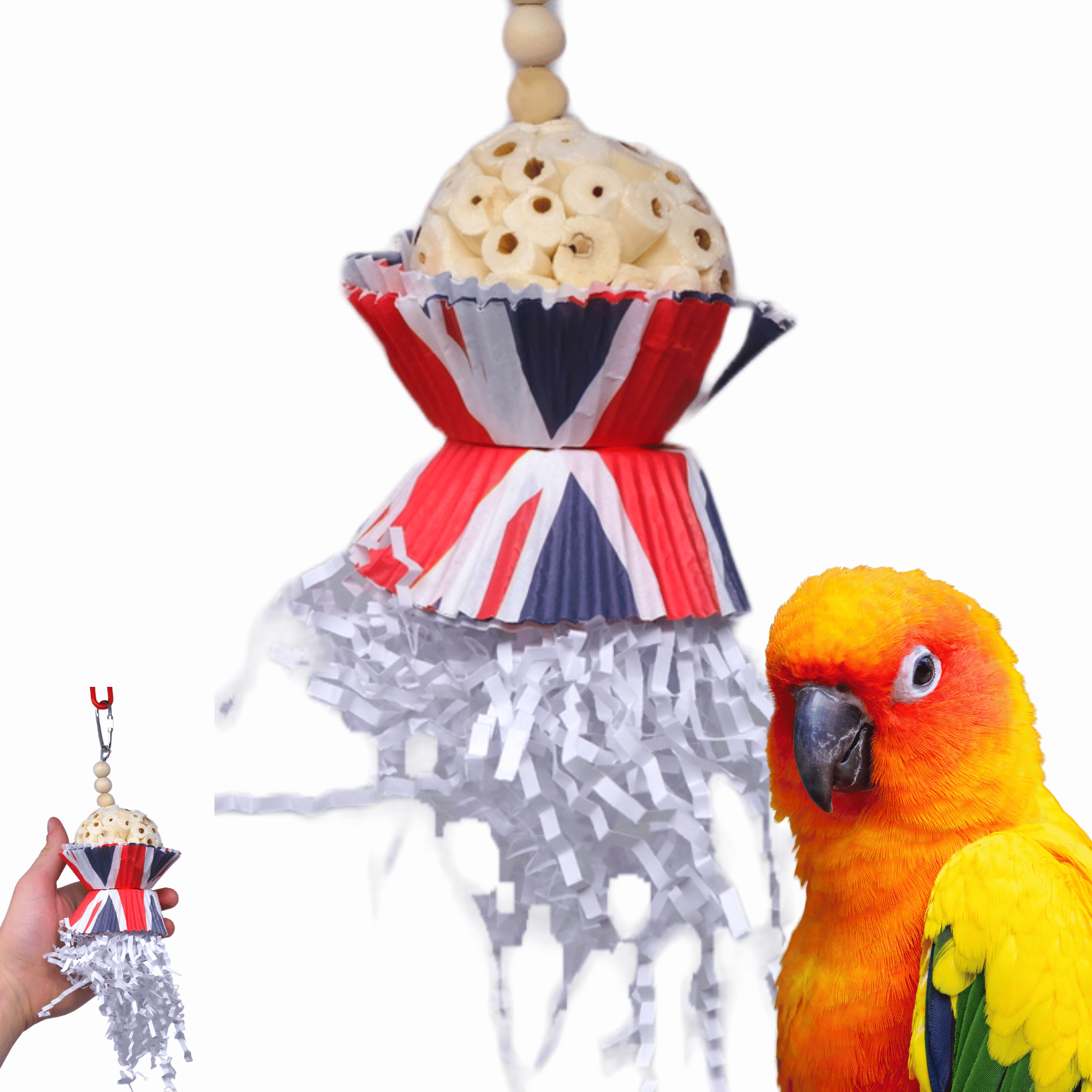 2875 Union Jack Cake - Bonka Bird Toys
