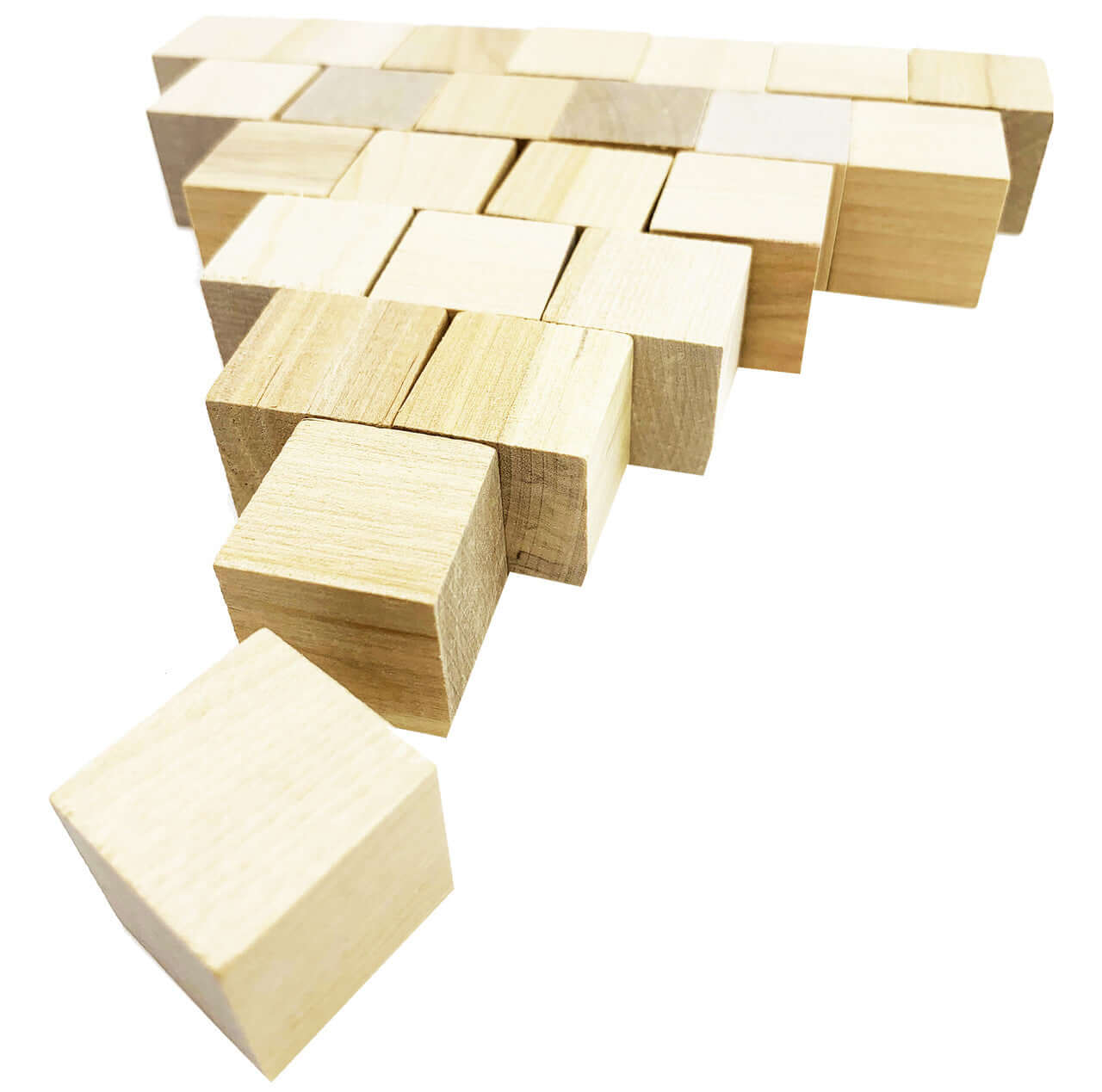 3167 pk24 1inch Small Wood Cubes - Bonka Bird Toys