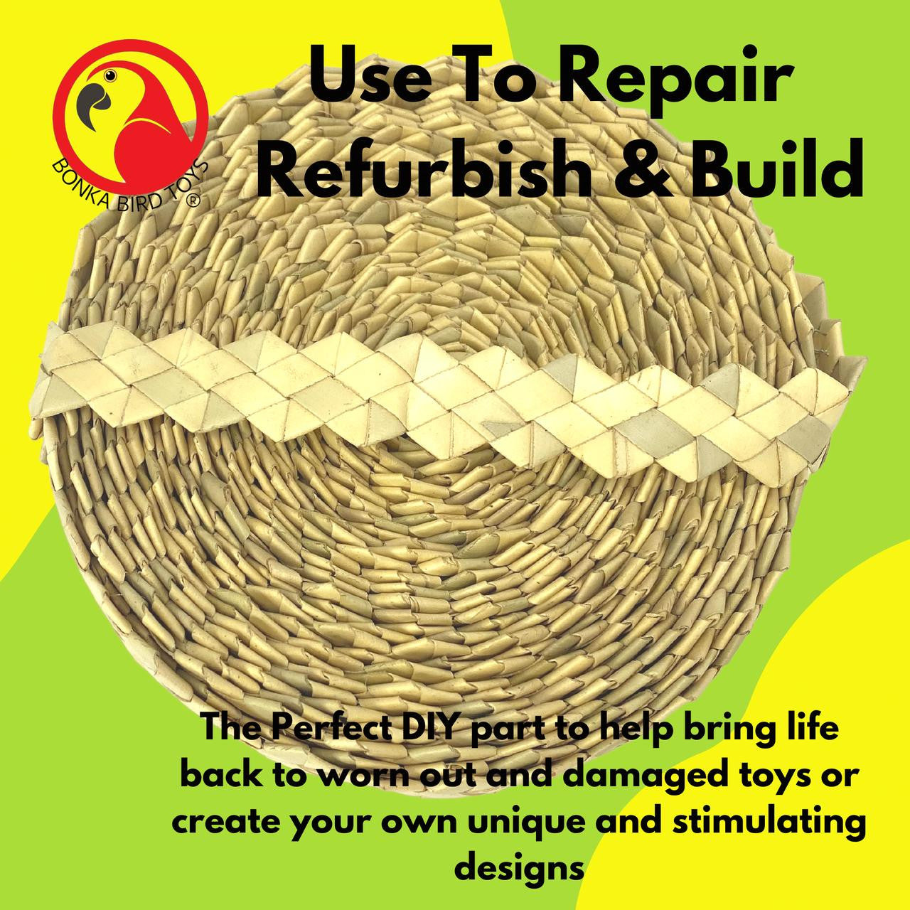 3377 Palm Zig Zag Chain Roll 30ft X 3/4-Inch - Bonka Bird Toys