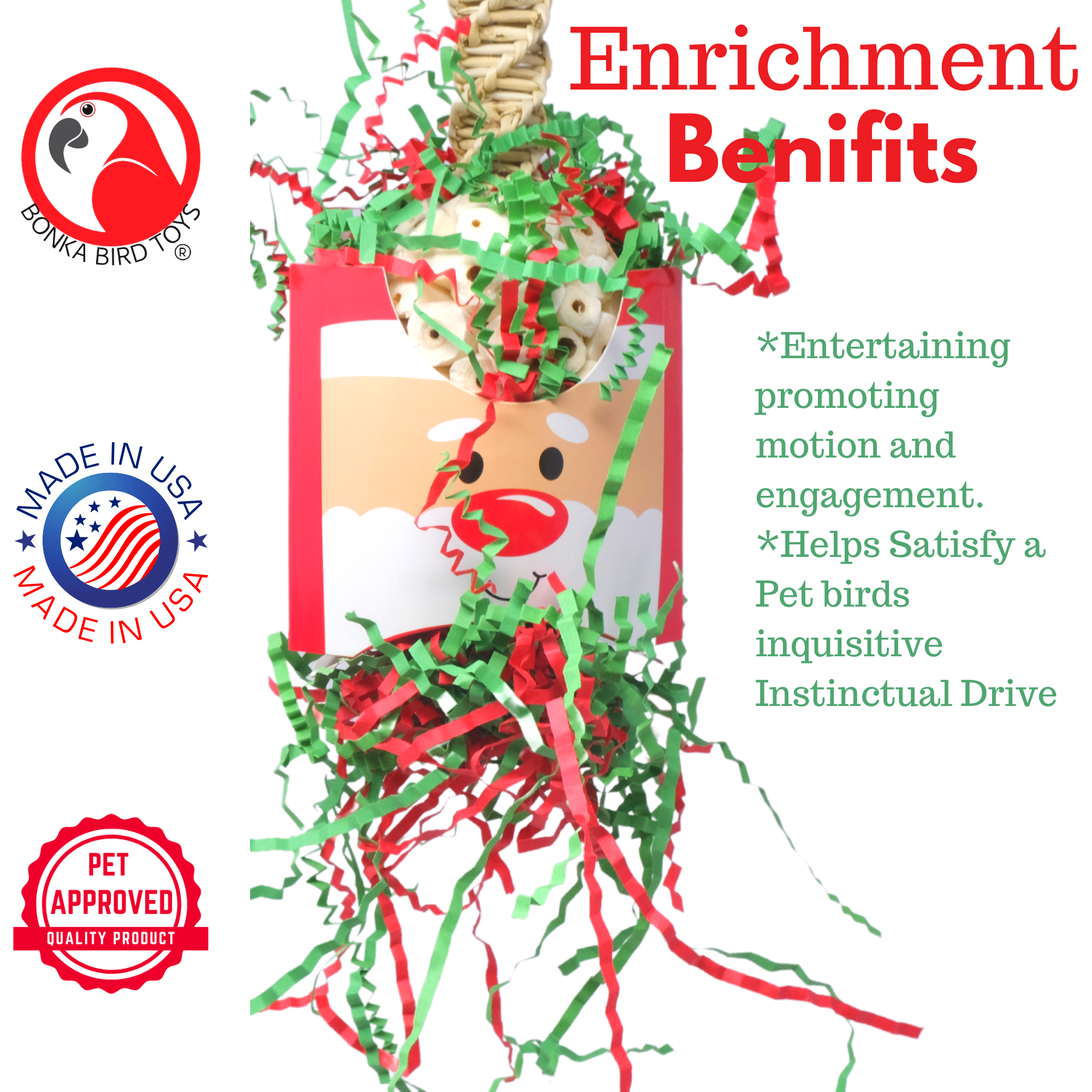 2412 Santa Claus - Bonka Bird Toys