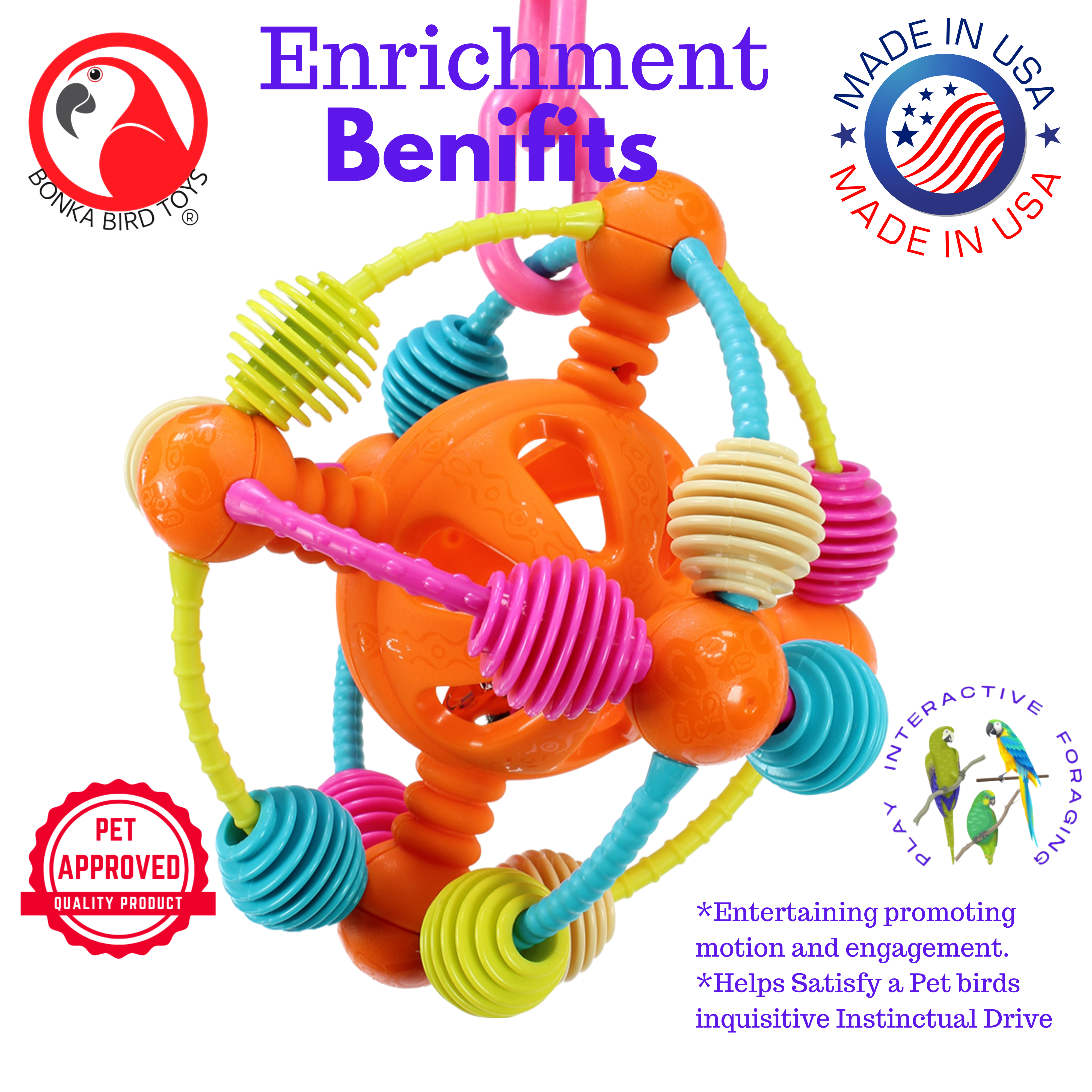 2200 Huge Orbit - Bonka Bird Toys