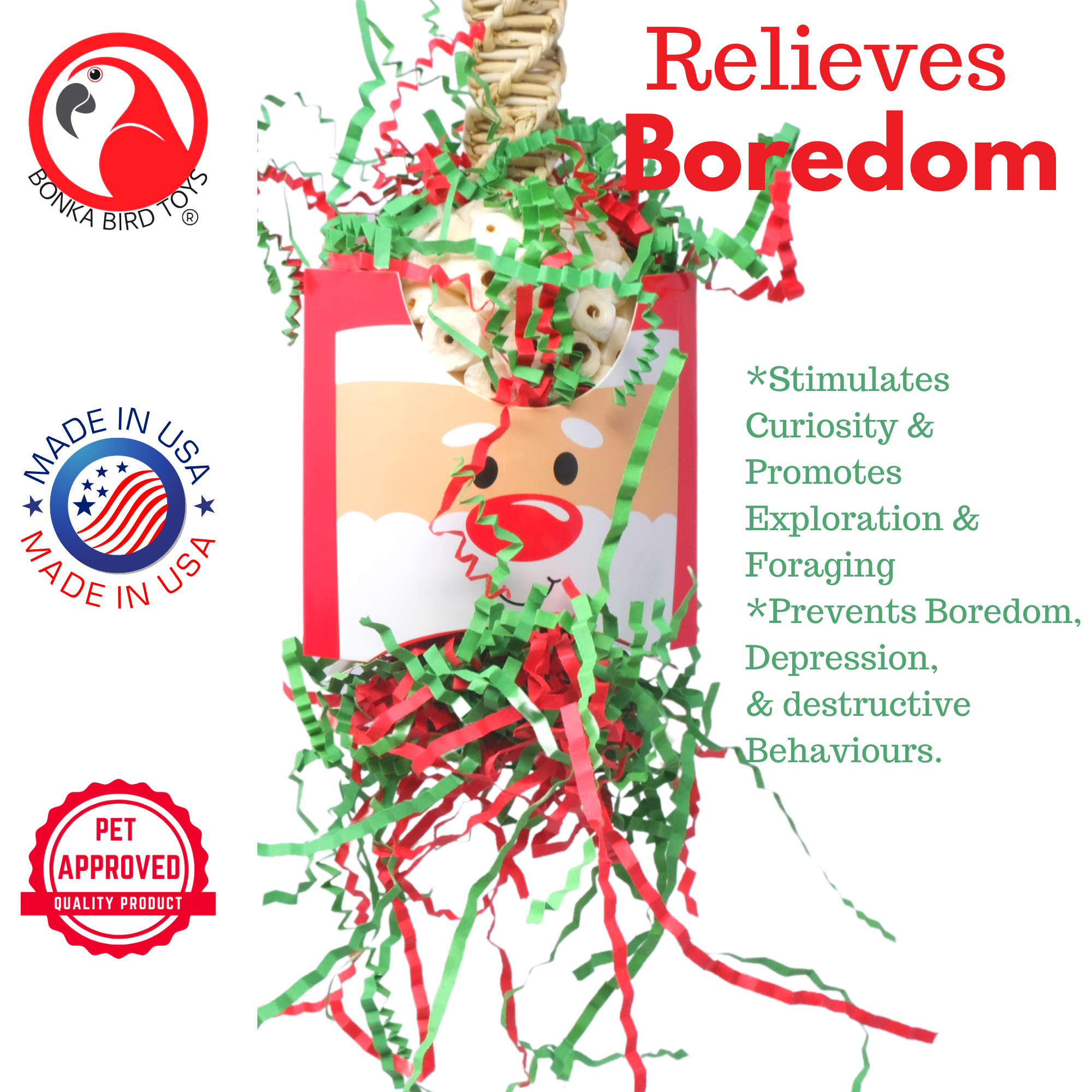 2412 Santa Claus - Bonka Bird Toys