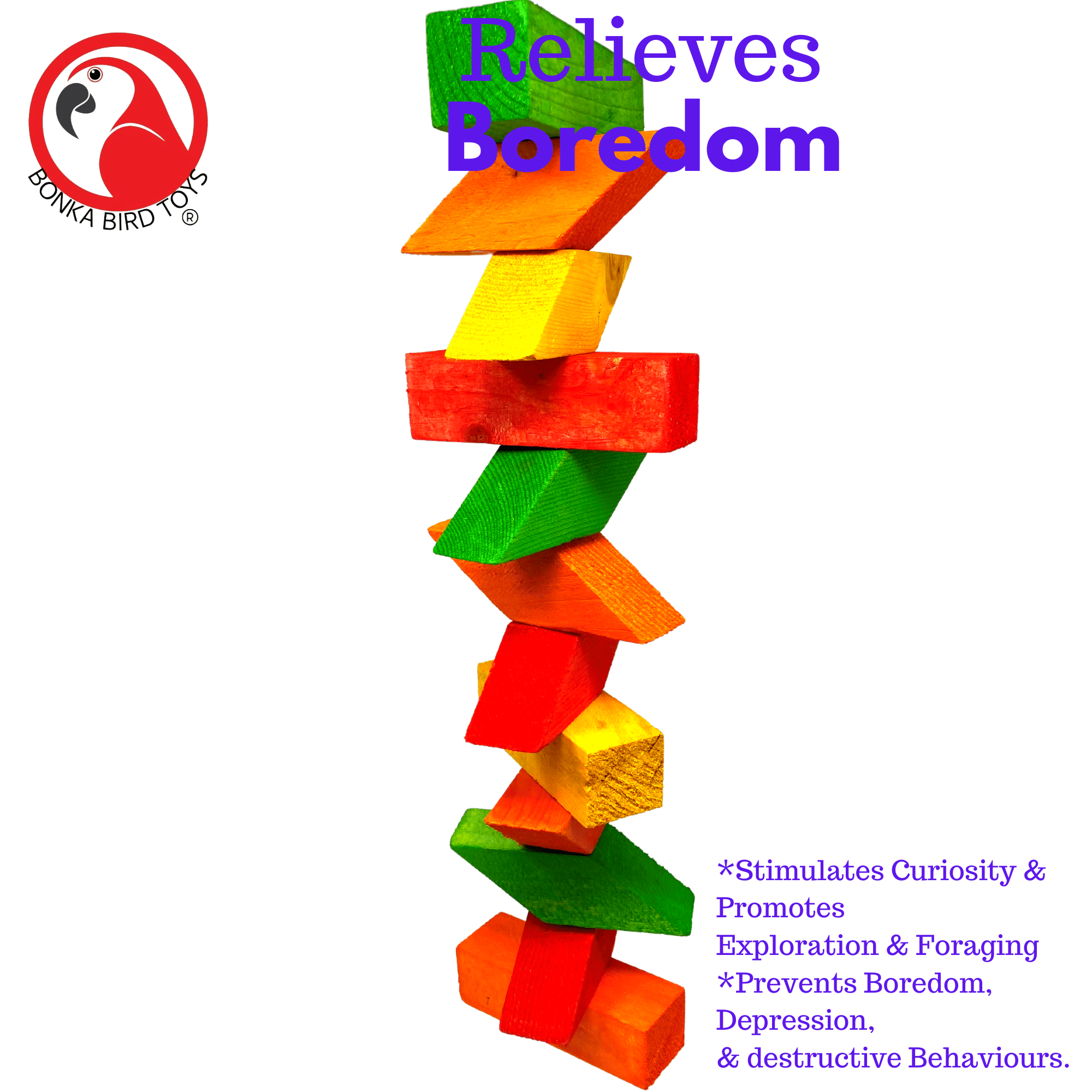 1209 Big Ziggy - Bonka Bird Toys