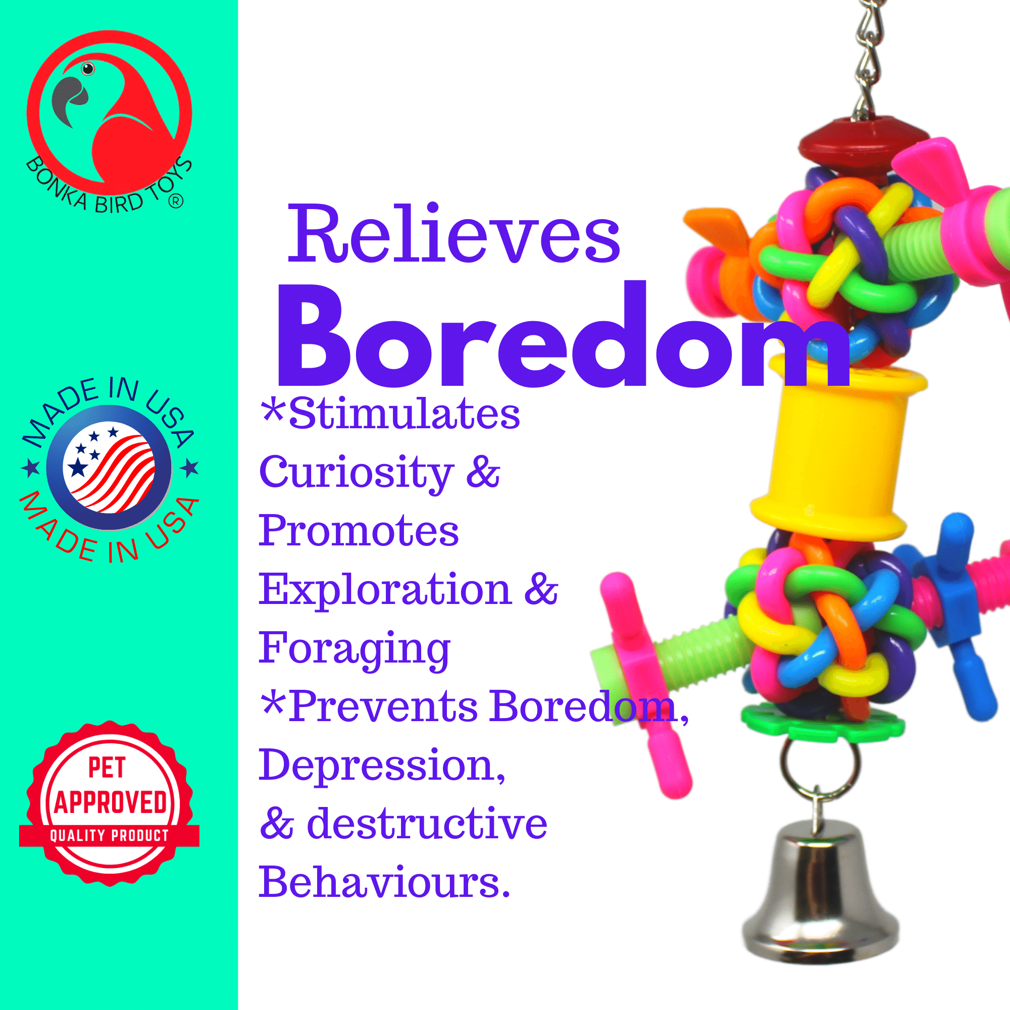 2367 Screw Balls - Bonka Bird Toys