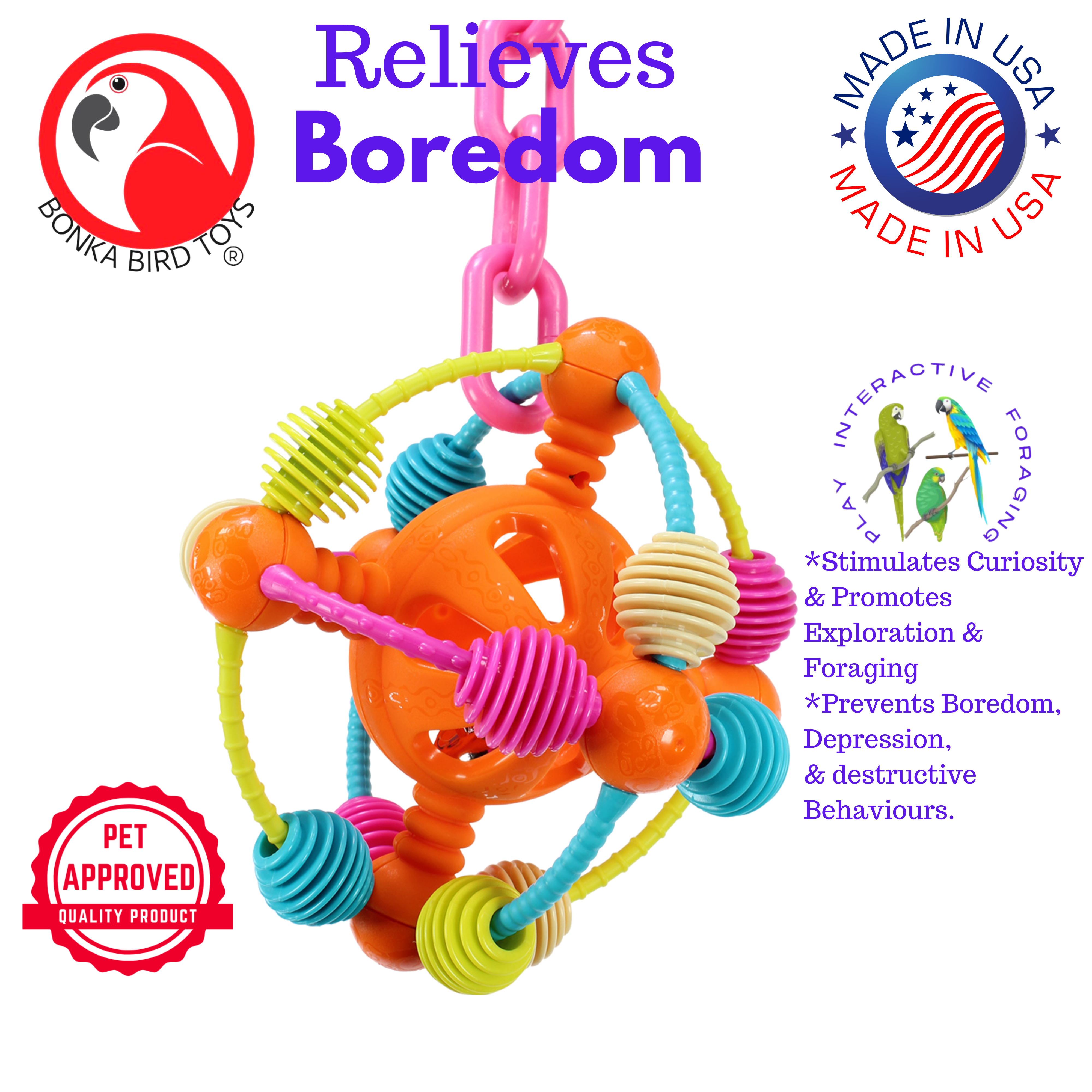 2200 Huge Orbit - Bonka Bird Toys