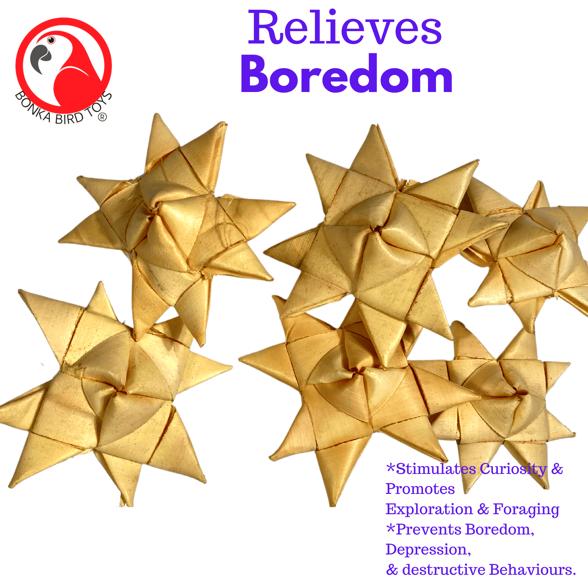 3321 Pk6 Palm Star - Bonka Bird Toys