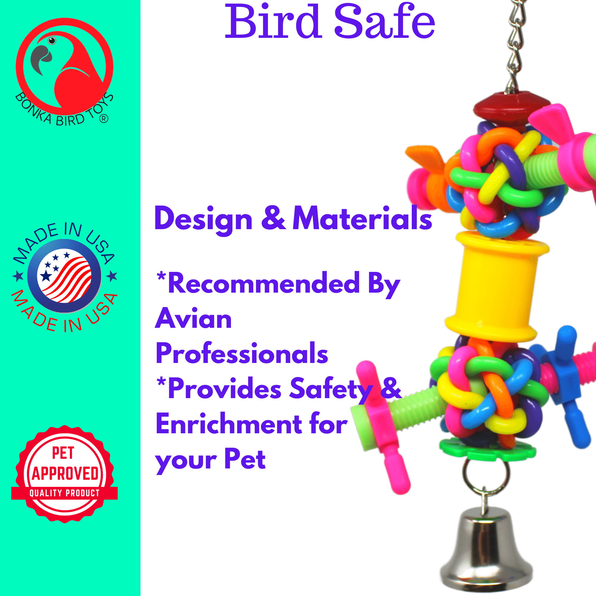 2367 Screw Balls - Bonka Bird Toys