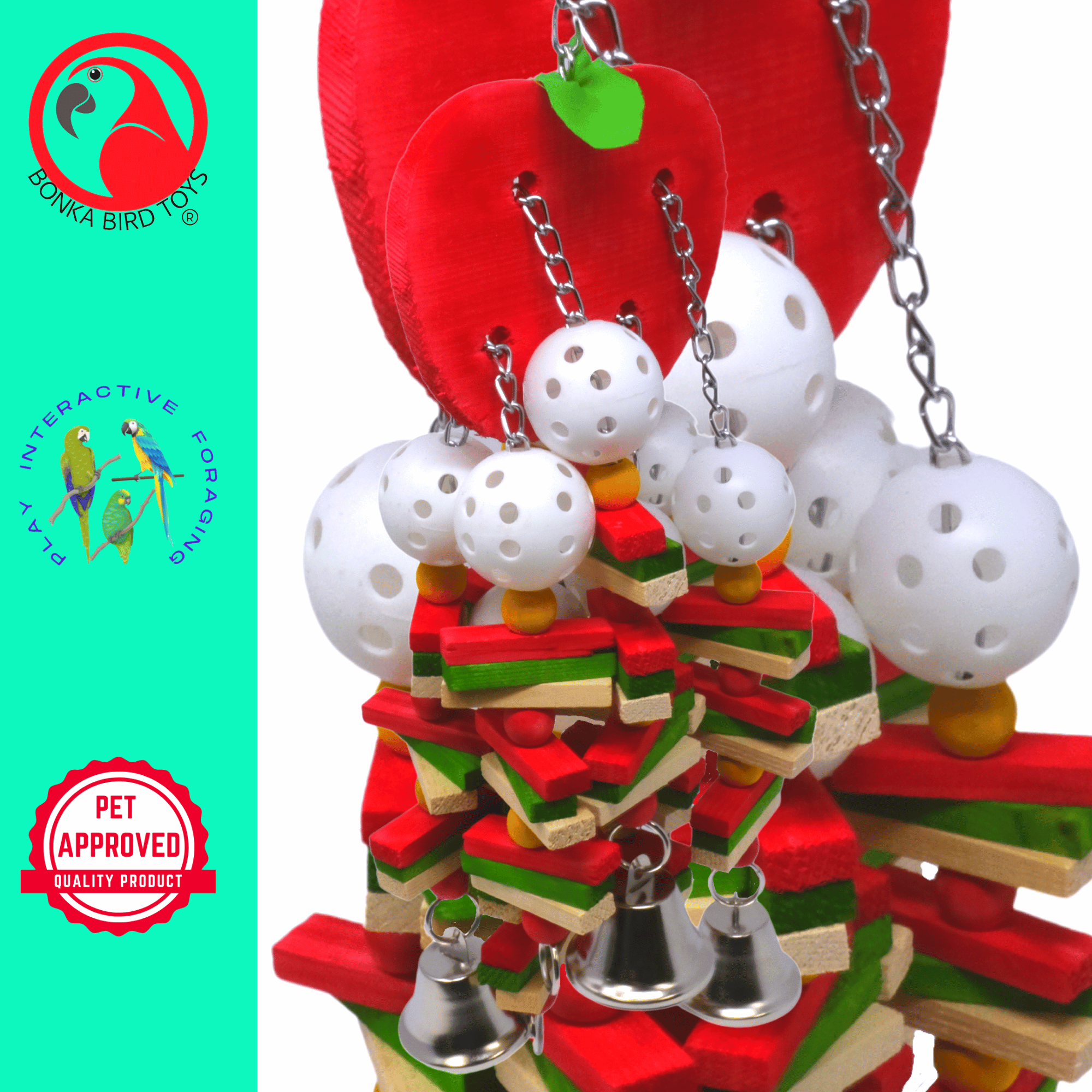 3886 Apple - Bonka Bird Toys