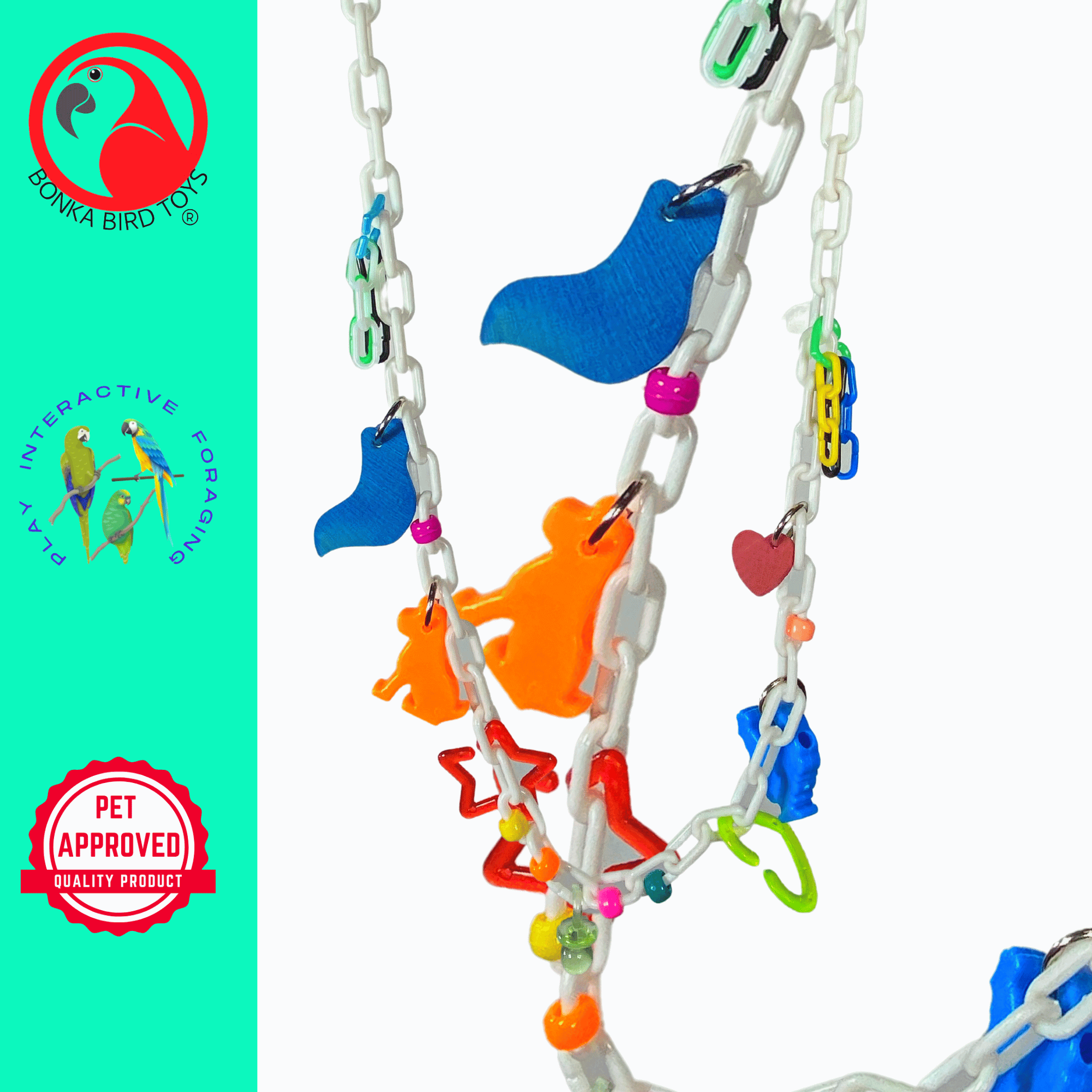 1536 Charm Necklace - Bonka Bird Toys