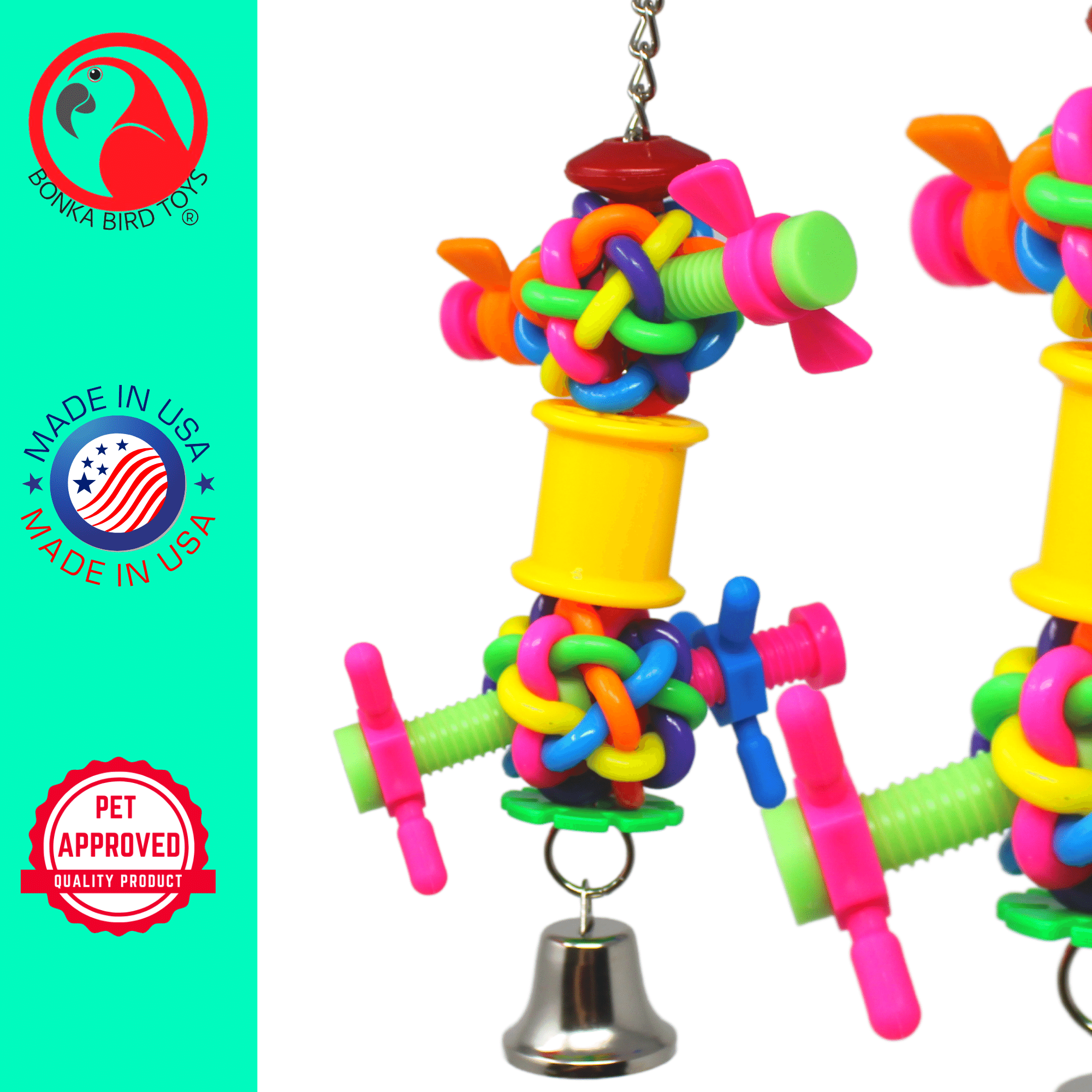 2367 Screw Balls - Bonka Bird Toys