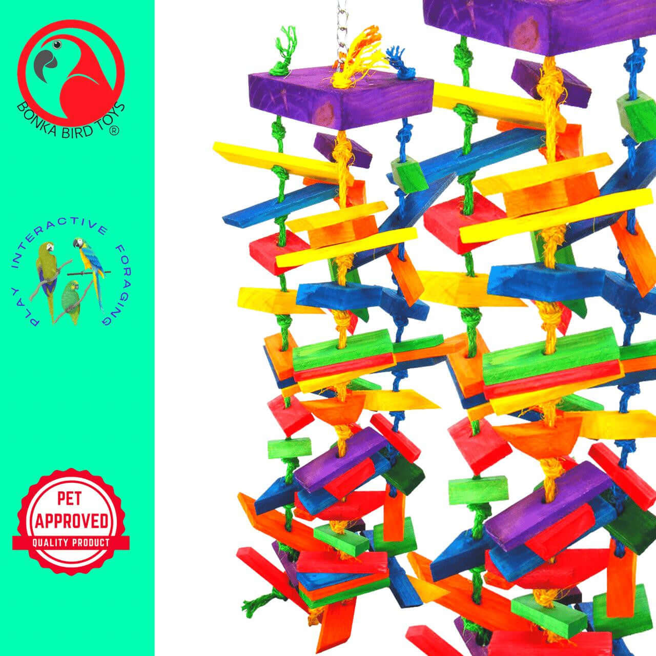 1048 Huge Cluster Chew - Bonka Bird Toys