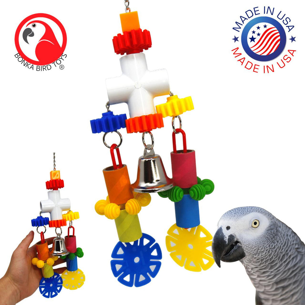 1377 Gear Pull - Bonka Bird Toys