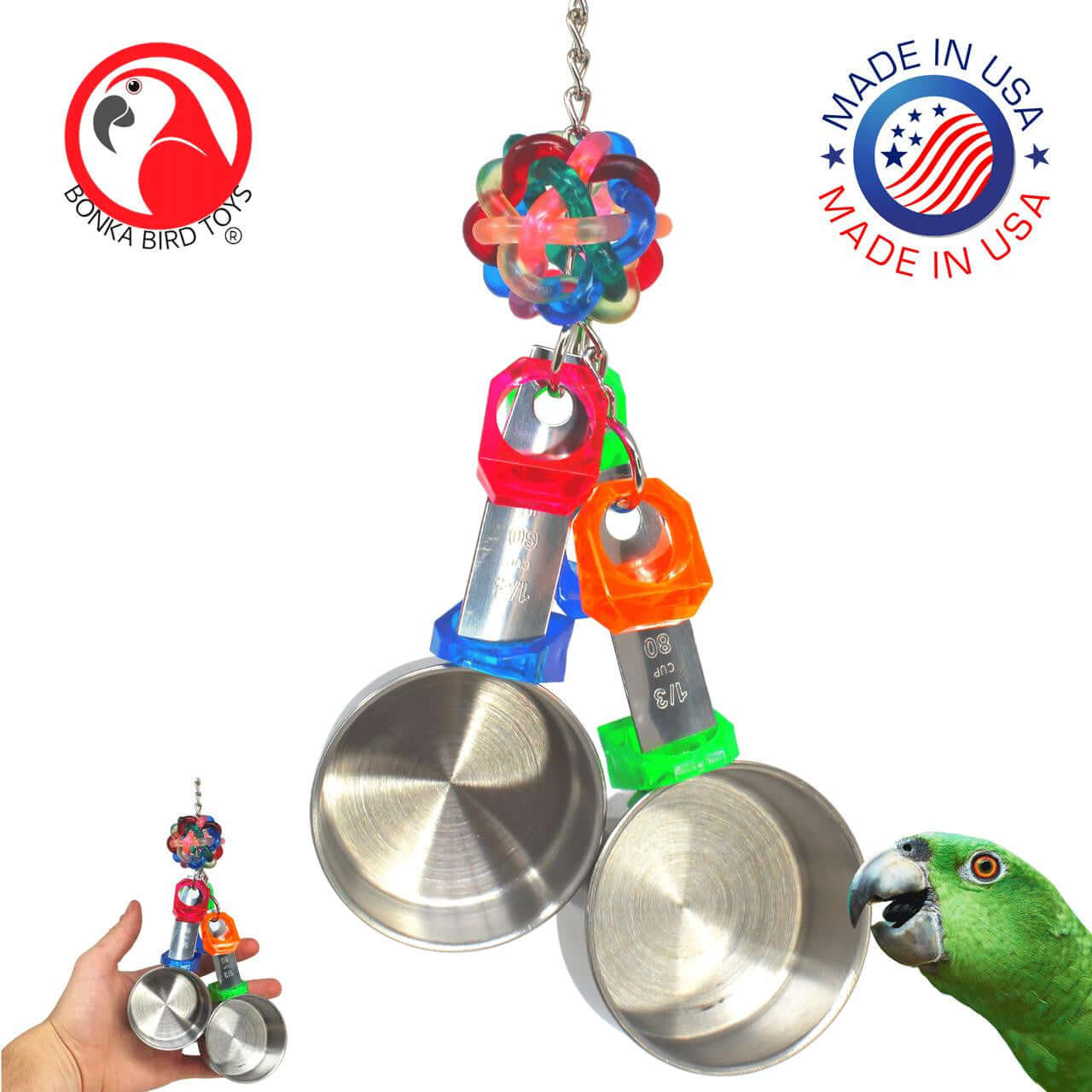1400 Medium Pot Ring - Bonka Bird Toys