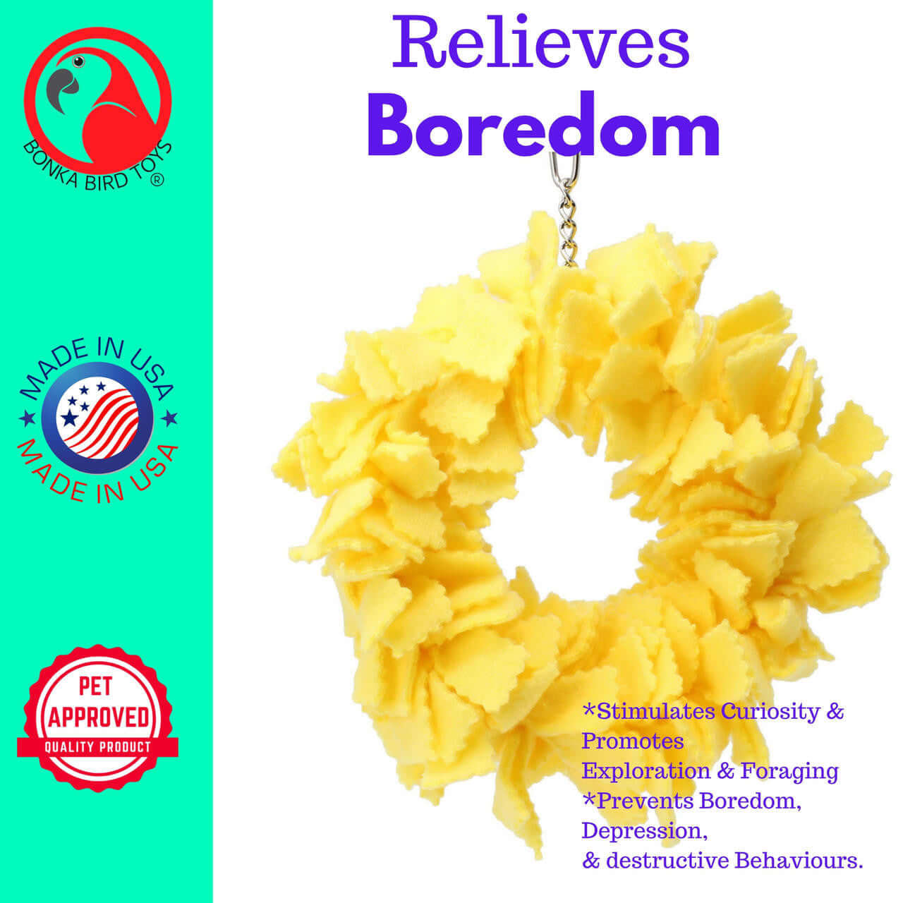 1468 Cuddle Ring - Bonka Bird Toys