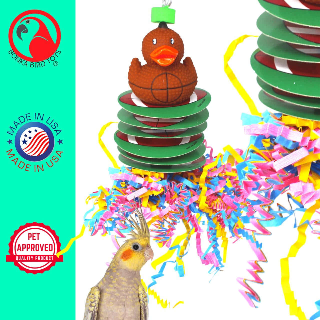 1483 Football Shred - Bonka Bird Toys