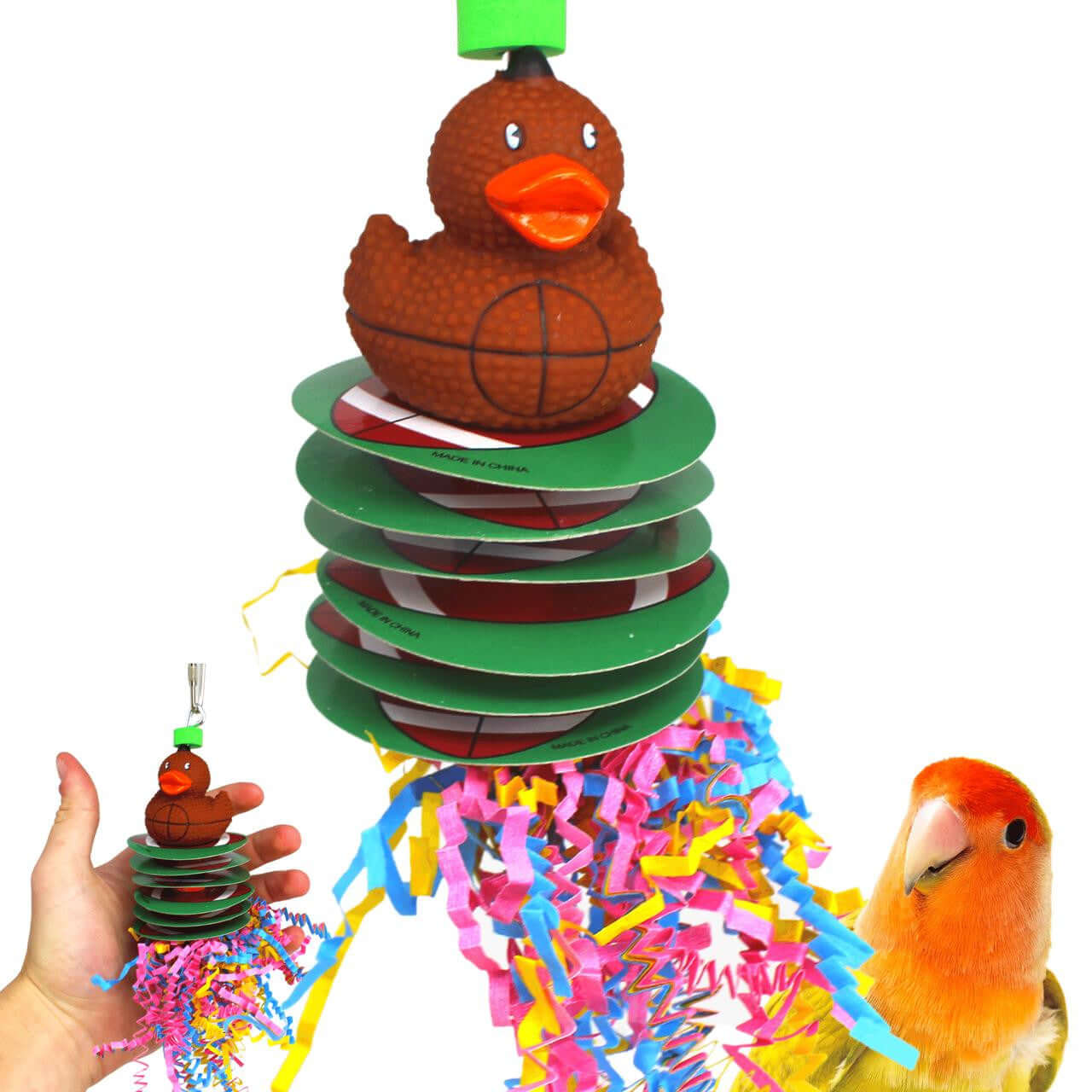 1483 Football Shred - Bonka Bird Toys