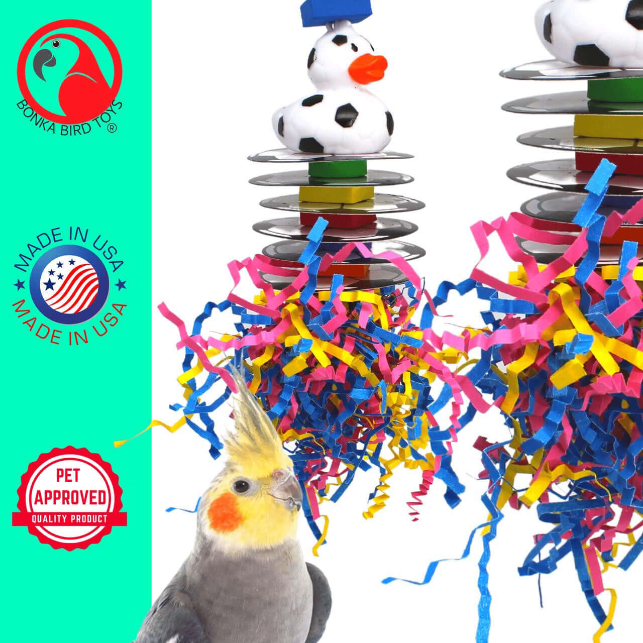 1485 Soccer Shred - Bonka Bird Toys
