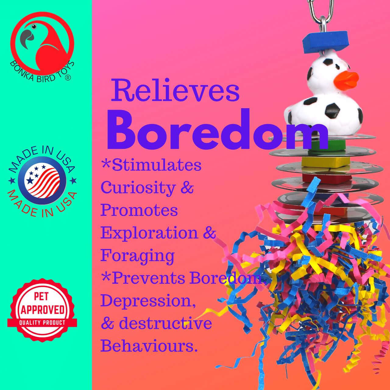 1485 Soccer Shred - Bonka Bird Toys