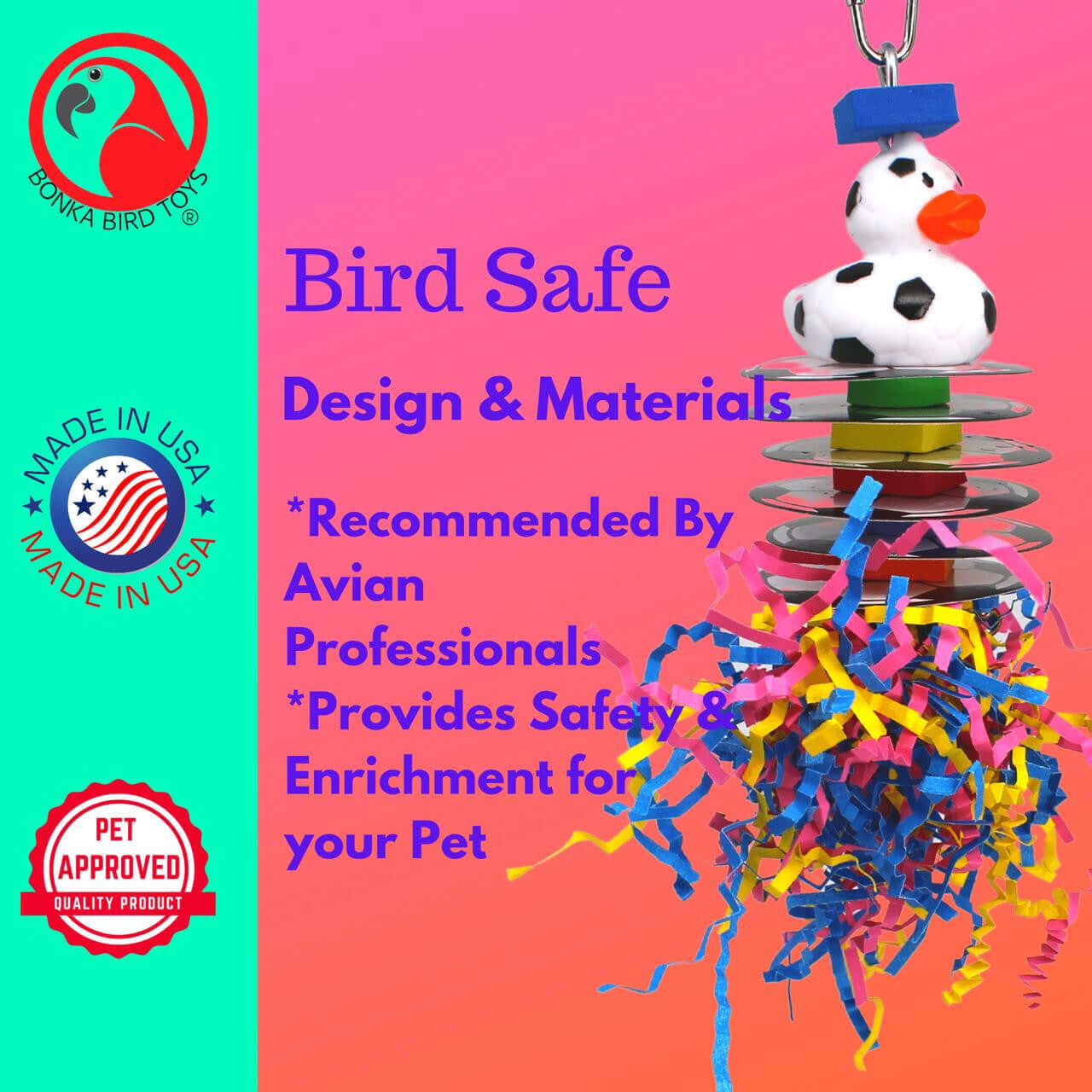 1485 Soccer Shred - Bonka Bird Toys