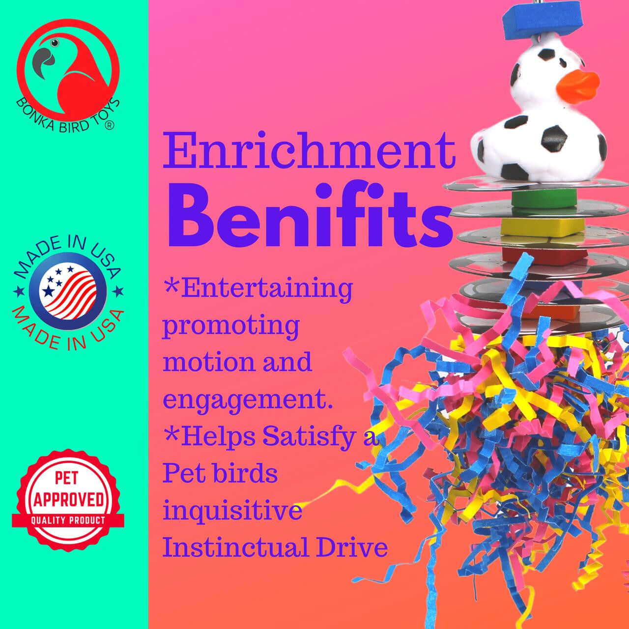 1485 Soccer Shred - Bonka Bird Toys