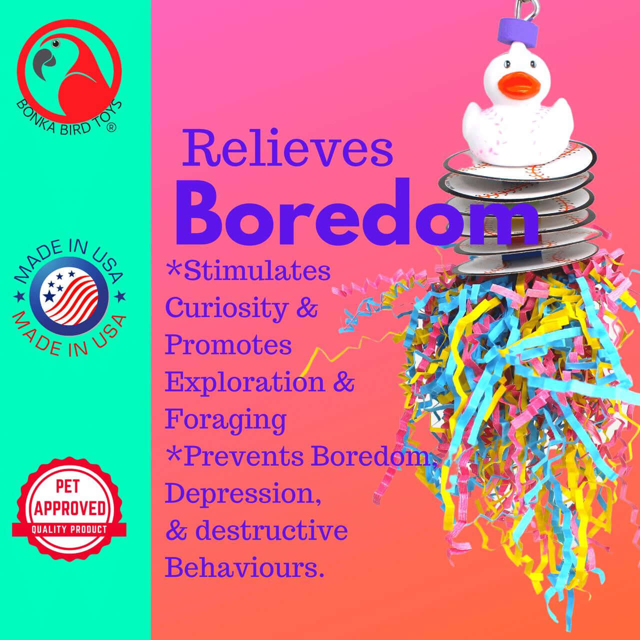 1486 Baseball Shred - Bonka Bird Toys