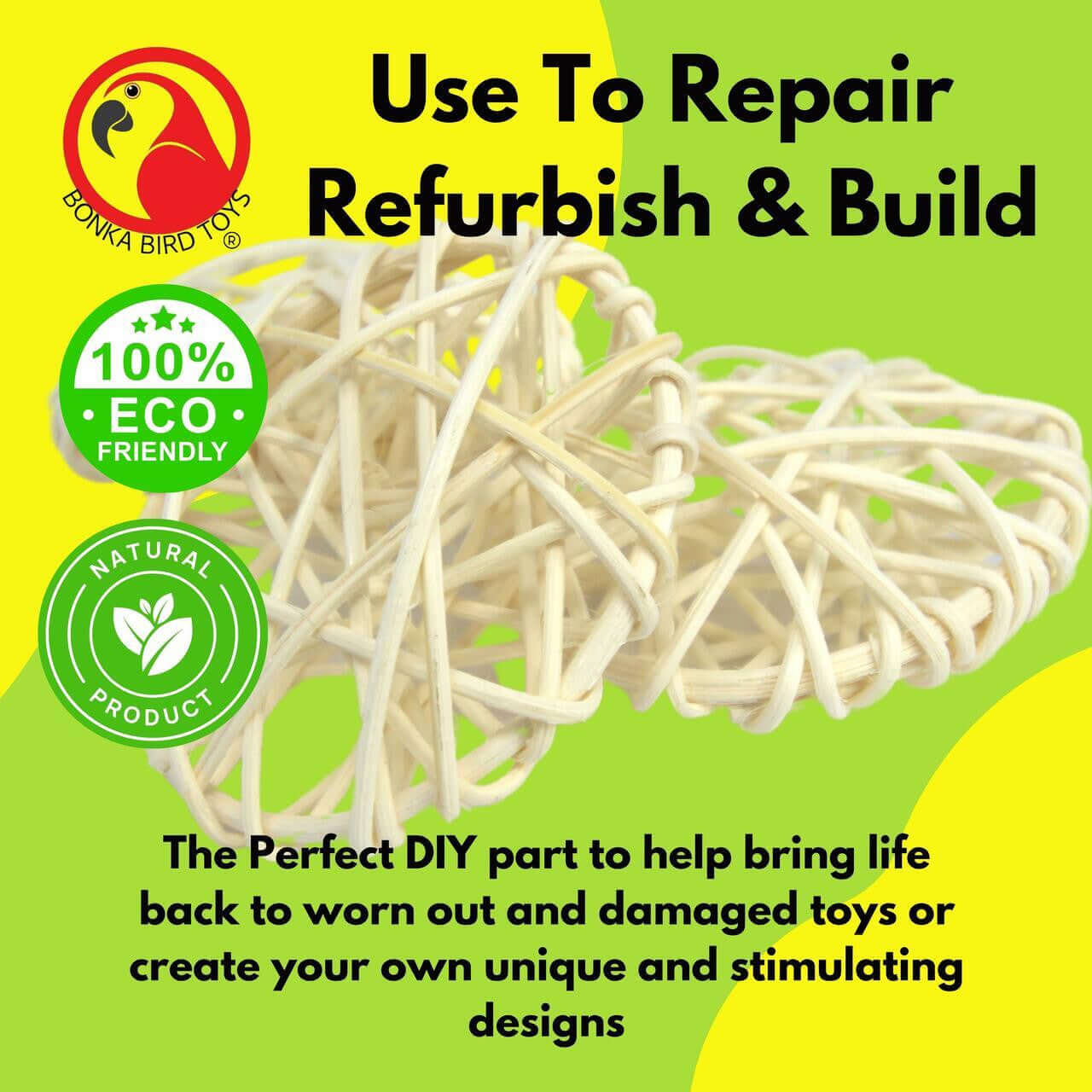 Pk3 Vine Rounds - Bonka Bird Toys