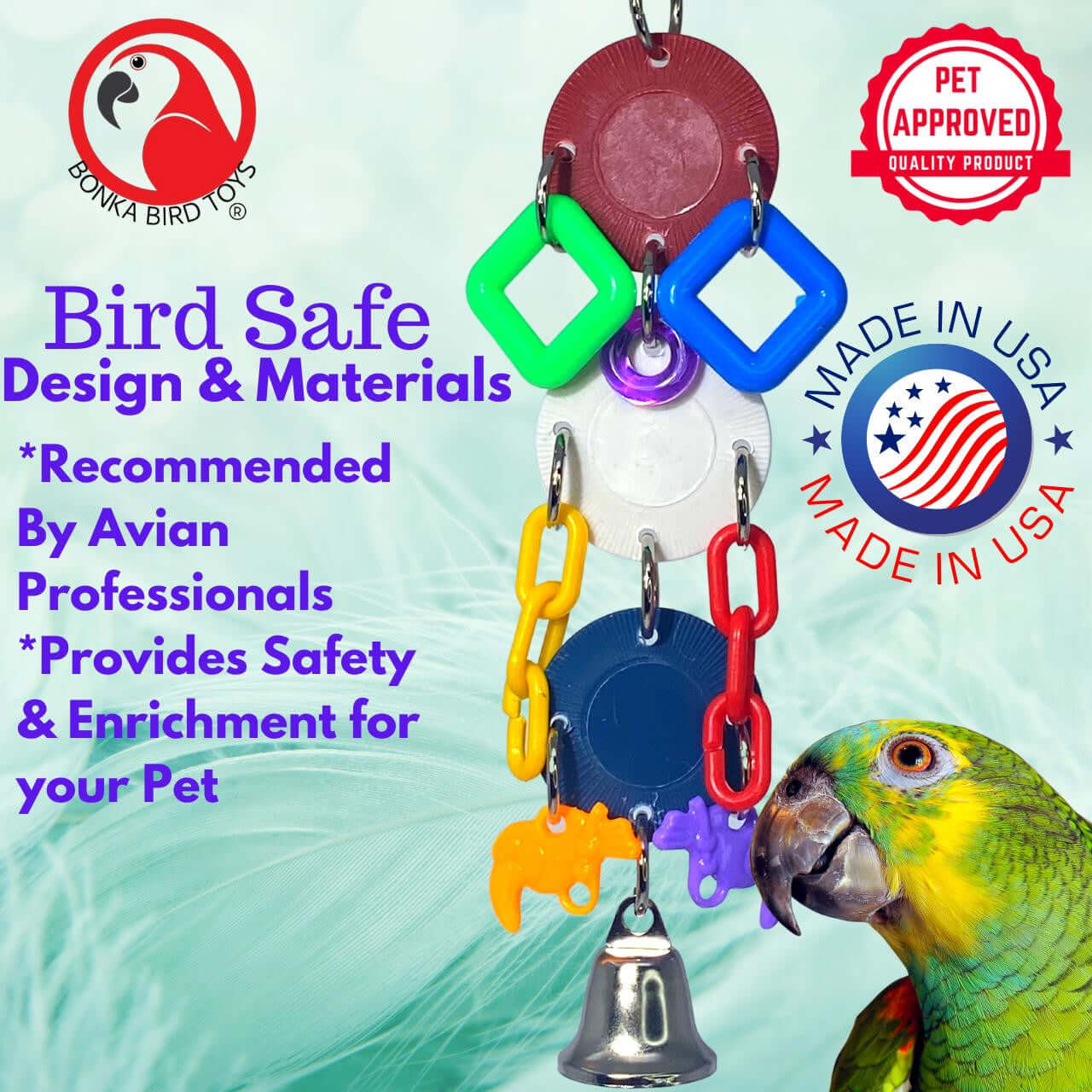 1562 Triple Play - Bonka Bird Toys