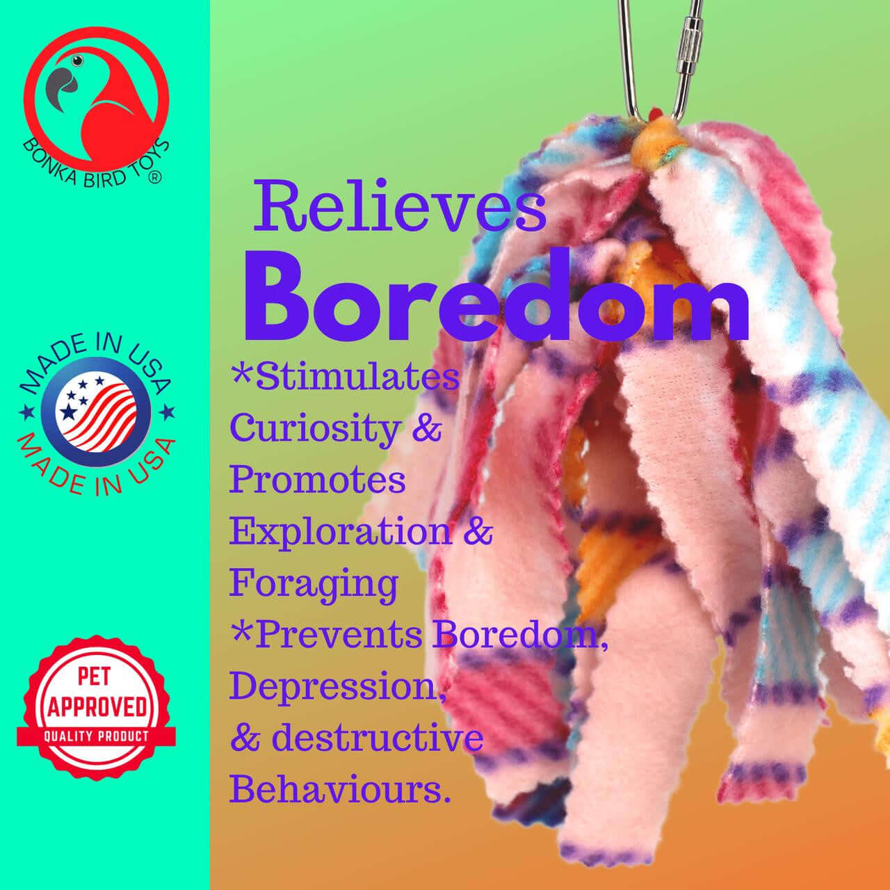 1618 Mini Fluff - Bonka Bird Toys