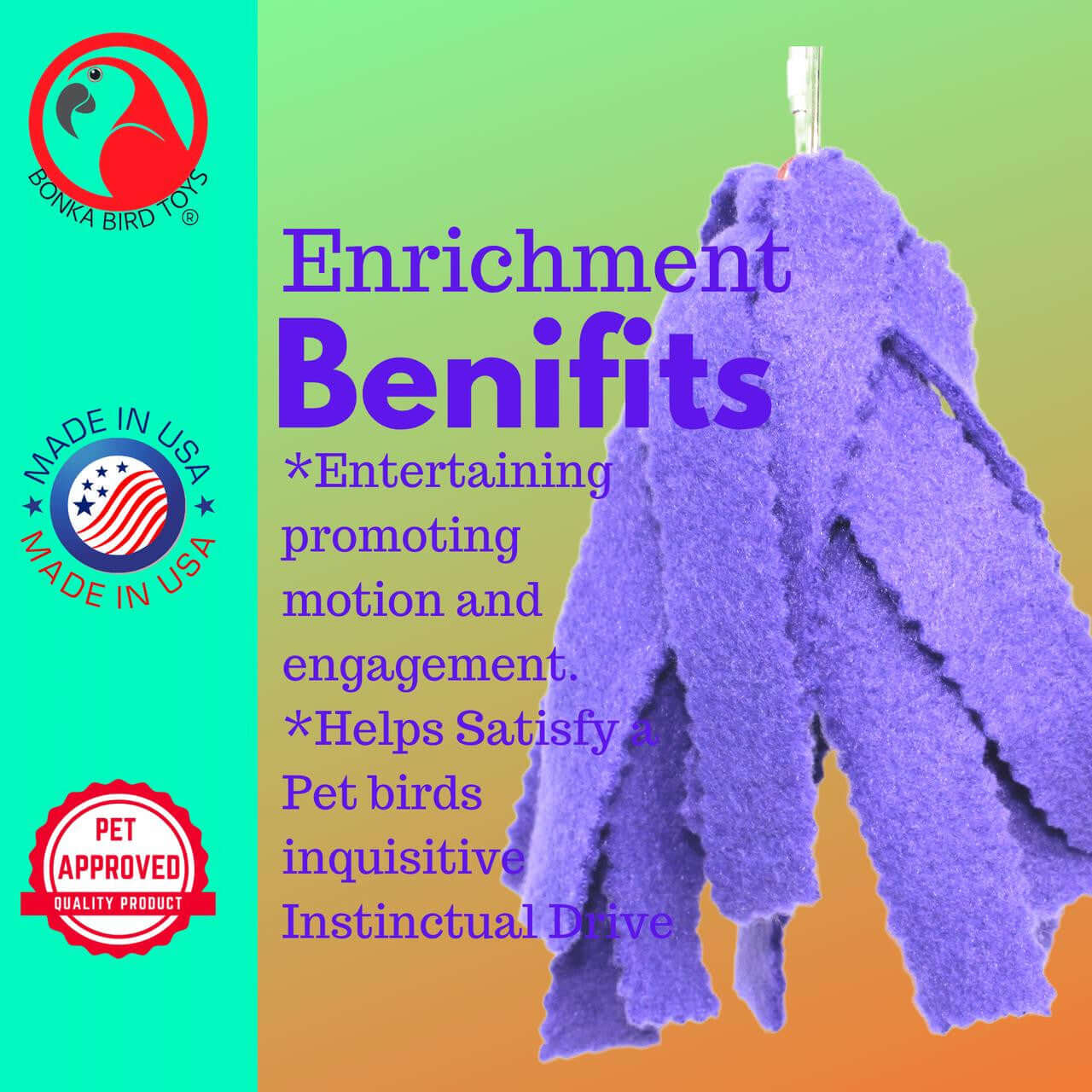 1618 Mini Fluff - Bonka Bird Toys