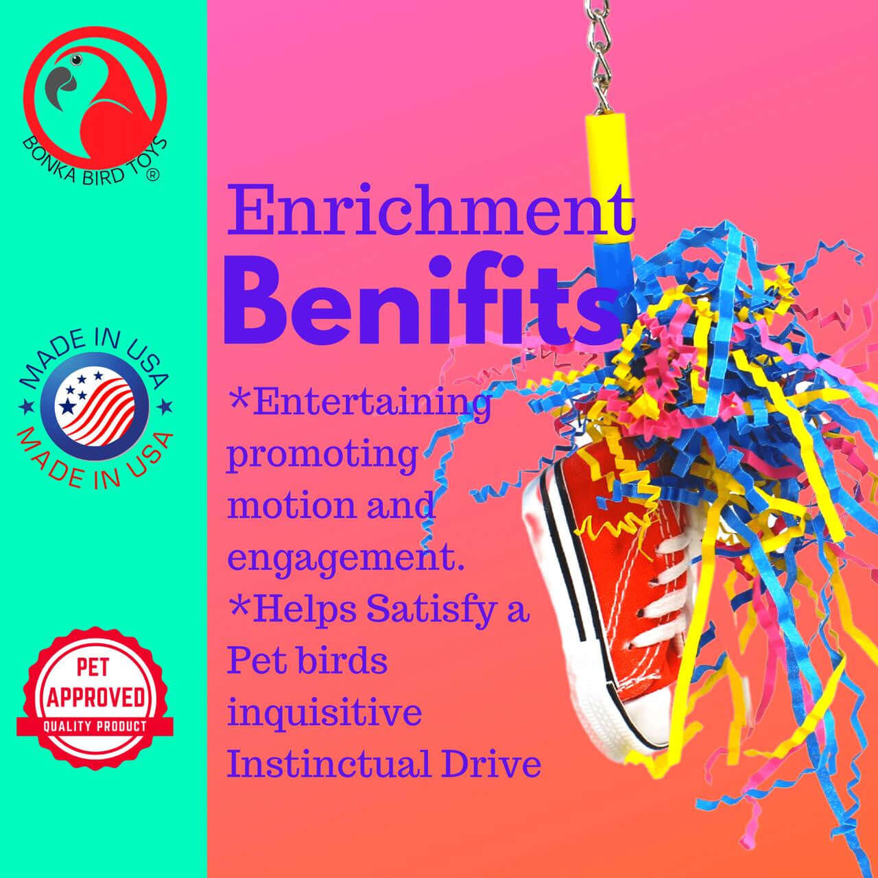 1717 Shoo Shred - Bonka Bird Toys