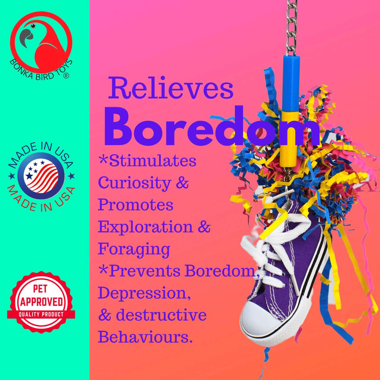 1717 Shoo Shred - Bonka Bird Toys