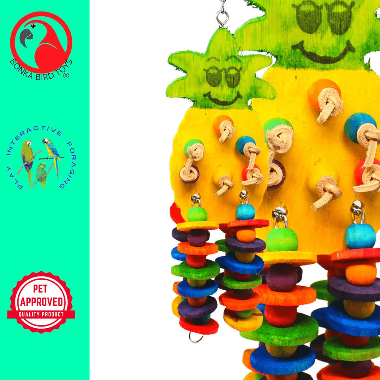 1733 Medium Pineapple - Bonka Bird Toys