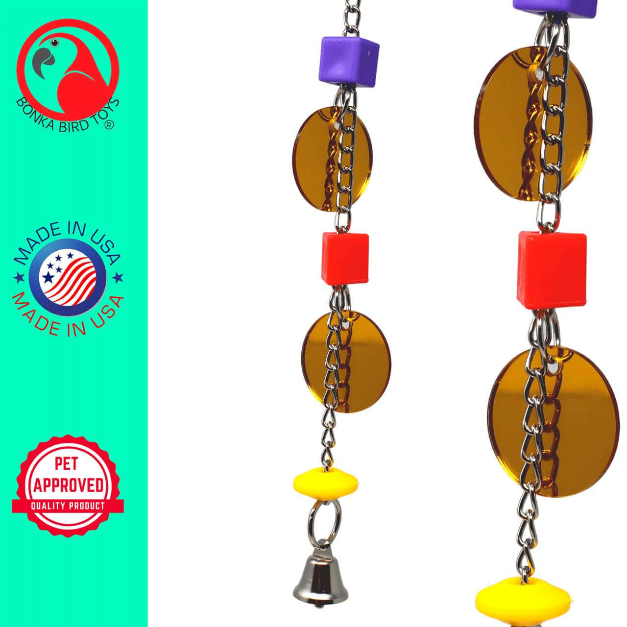 1747 Bead Mirror - Bonka Bird Toys