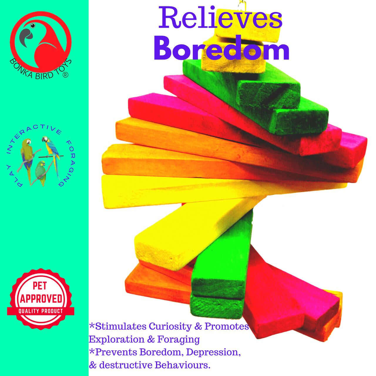 1835 Big Twirly - Bonka Bird Toys