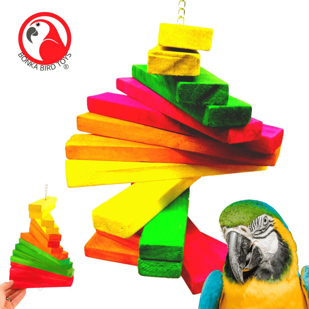 1835 Big Twirly - Bonka Bird Toys