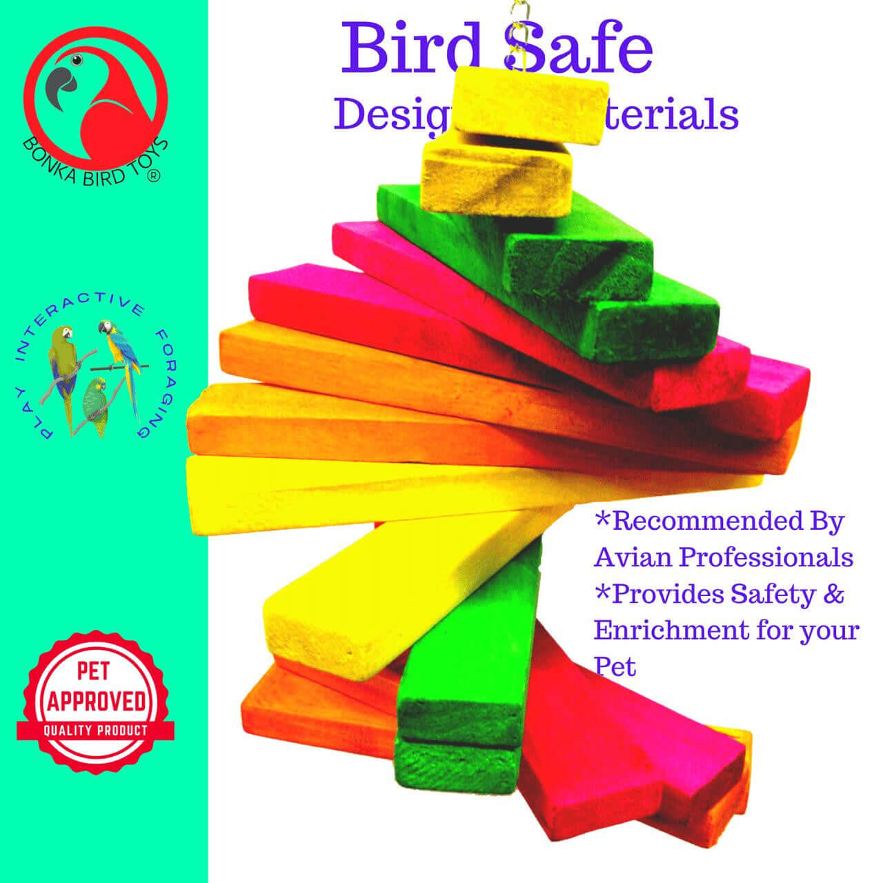 1835 Big Twirly - Bonka Bird Toys