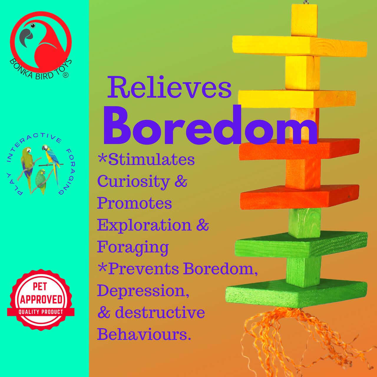 1852 Huge Diamond Delight - Bonka Bird Toys