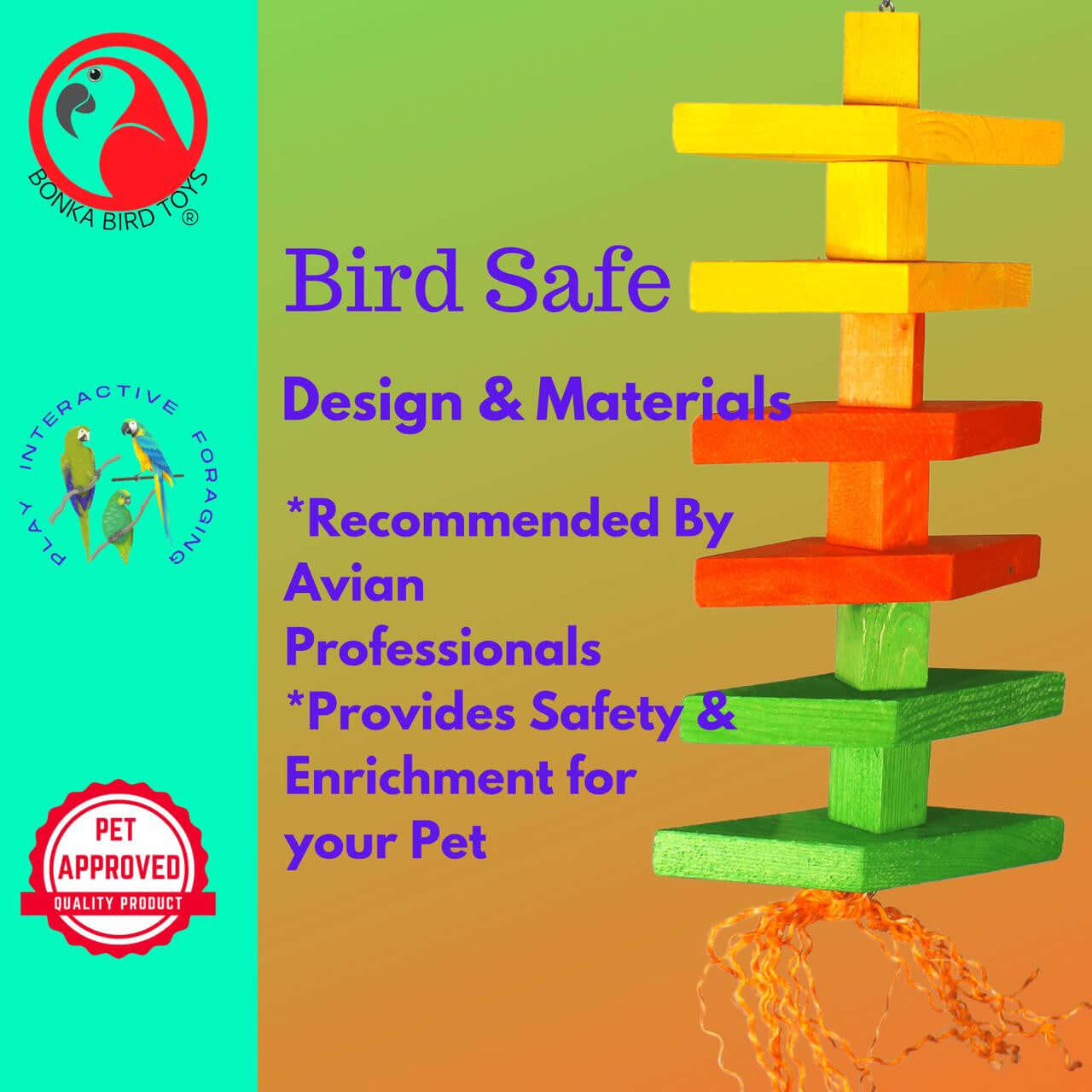 1852 Huge Diamond Delight - Bonka Bird Toys