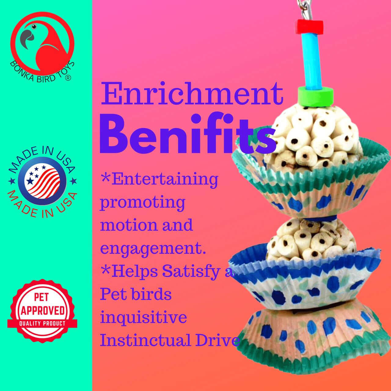 1932 Two Cake - Bonka Bird Toys