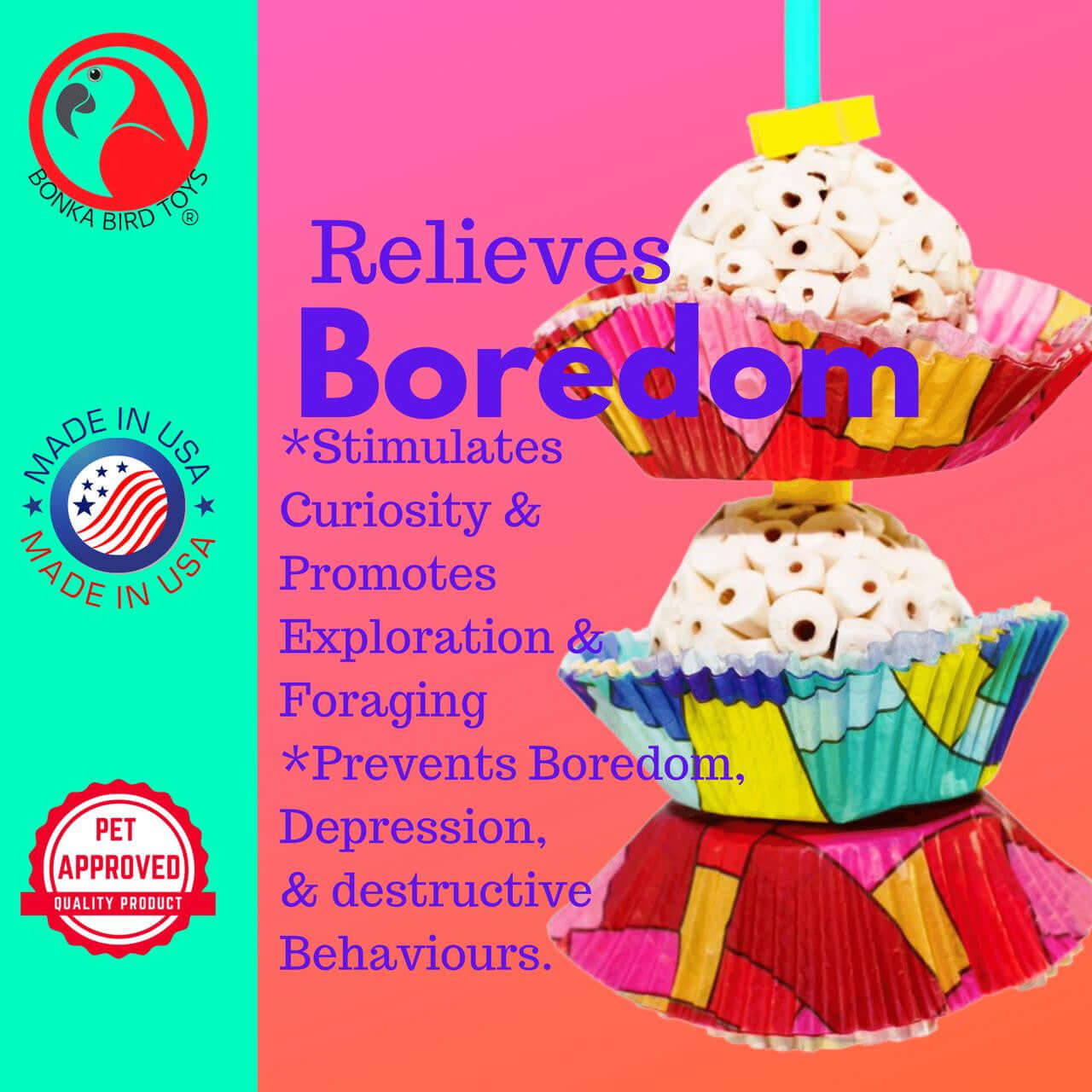 1932 Two Cake - Bonka Bird Toys