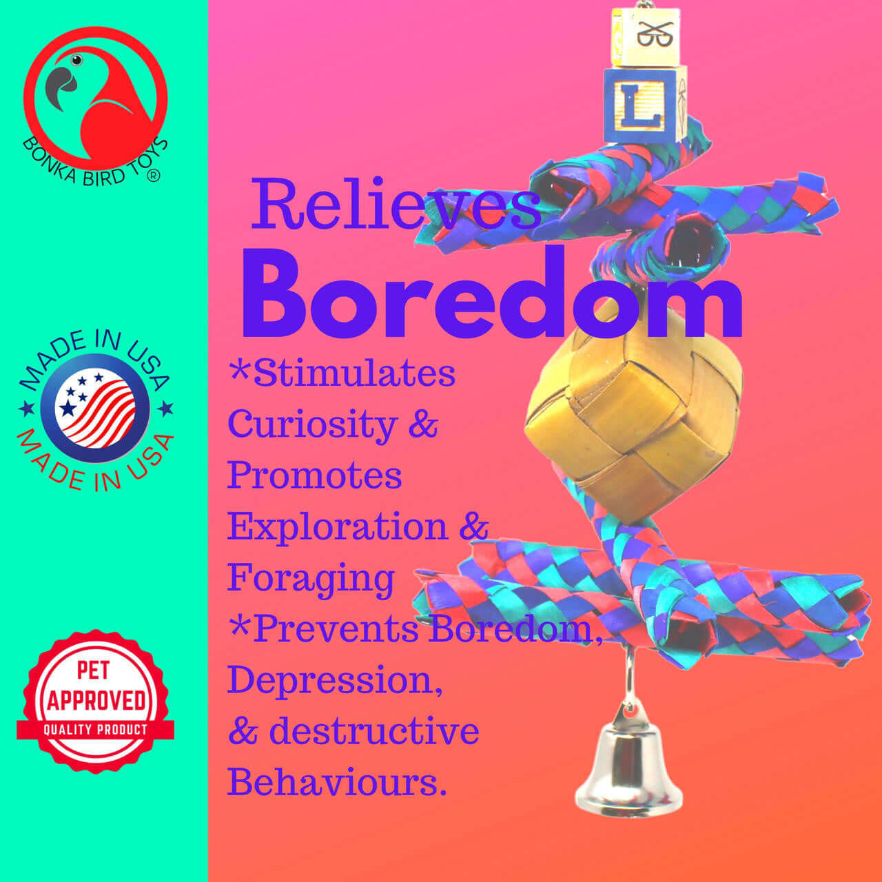 1939 Shred Box - Bonka Bird Toys