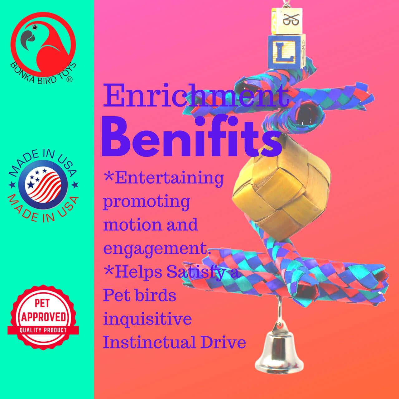 1939 Shred Box - Bonka Bird Toys