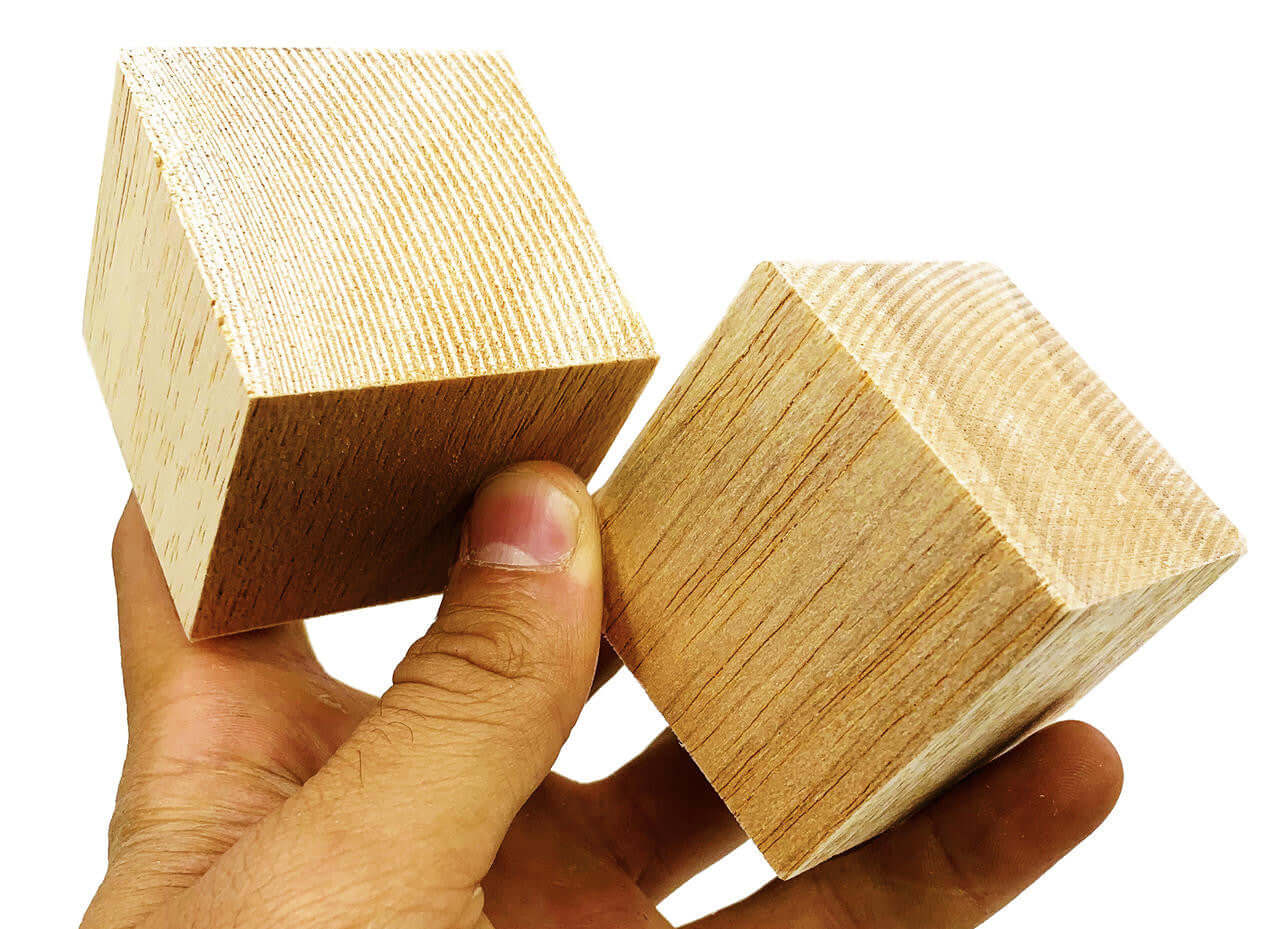 2080 Pk2 2 Inch Balsa Squares - Bonka Bird Toys