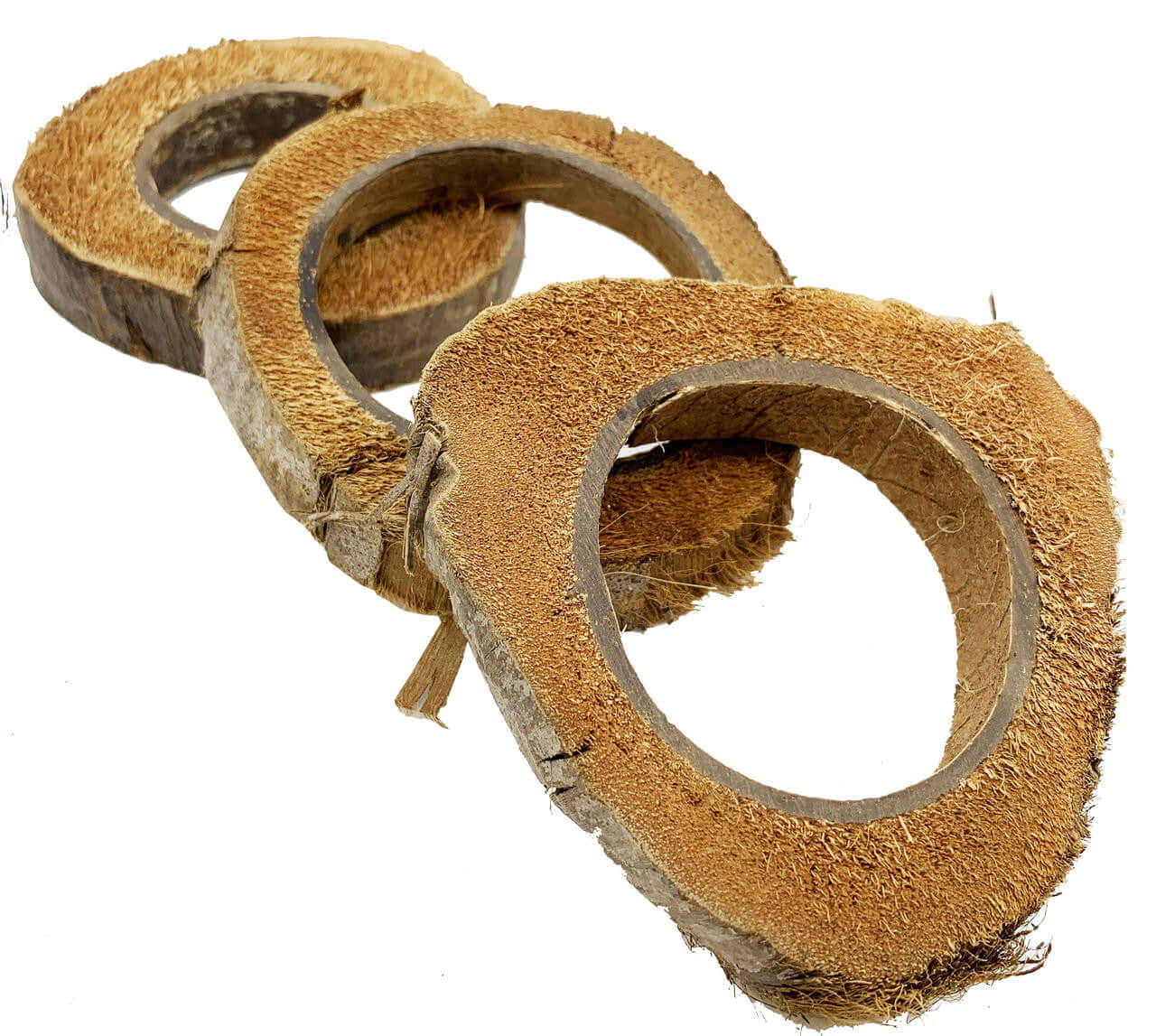 2087 Pk3 Large Coconut Slices - Bonka Bird Toys