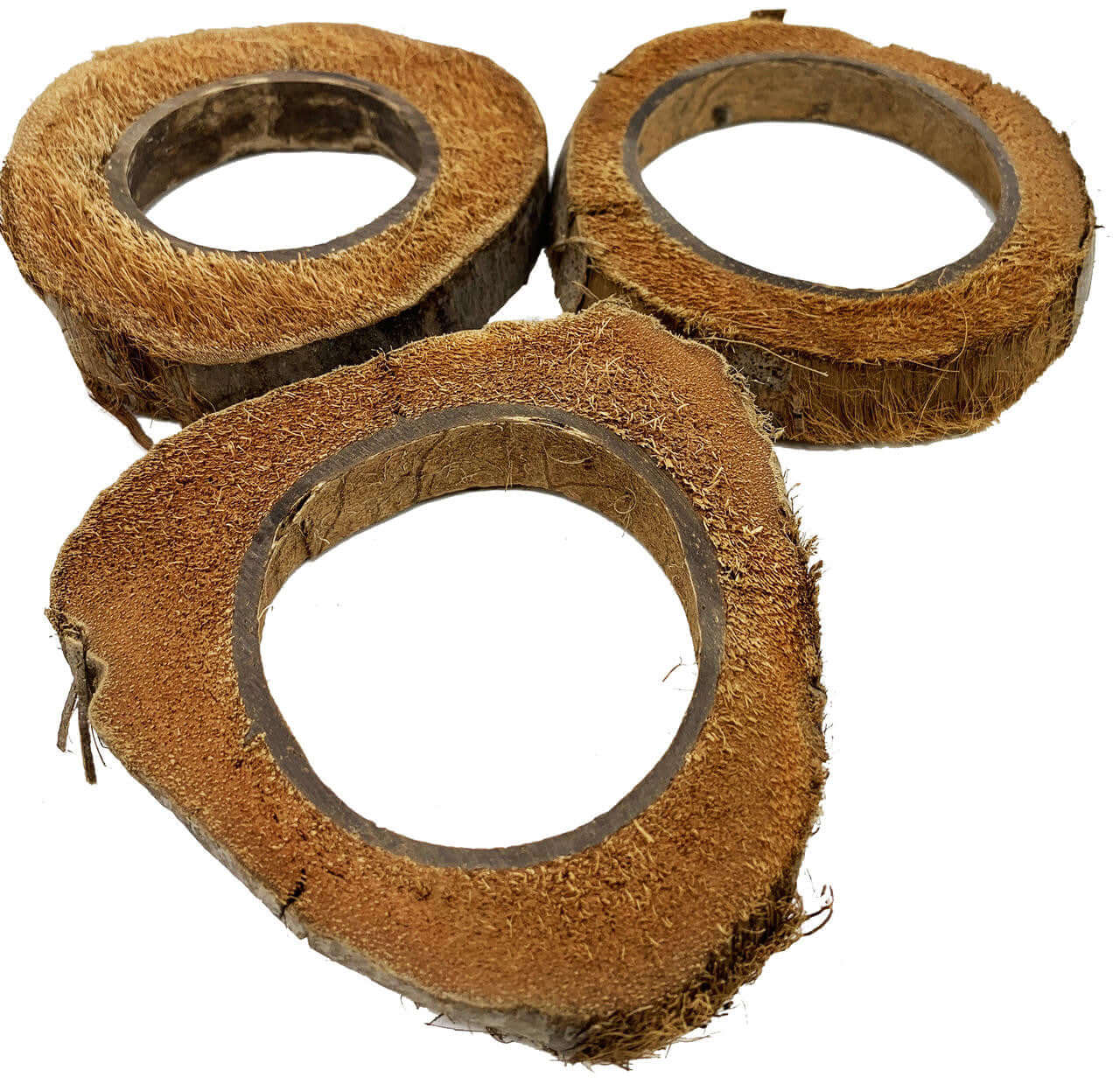 2087 Pk3 Large Coconut Slices - Bonka Bird Toys