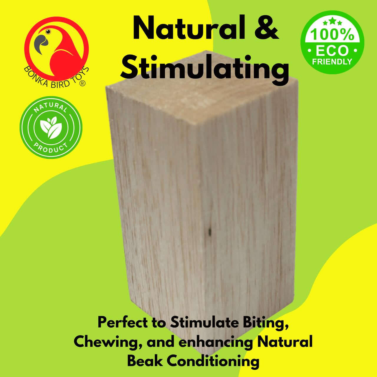 2088 Balsa Brick - Bonka Bird Toys